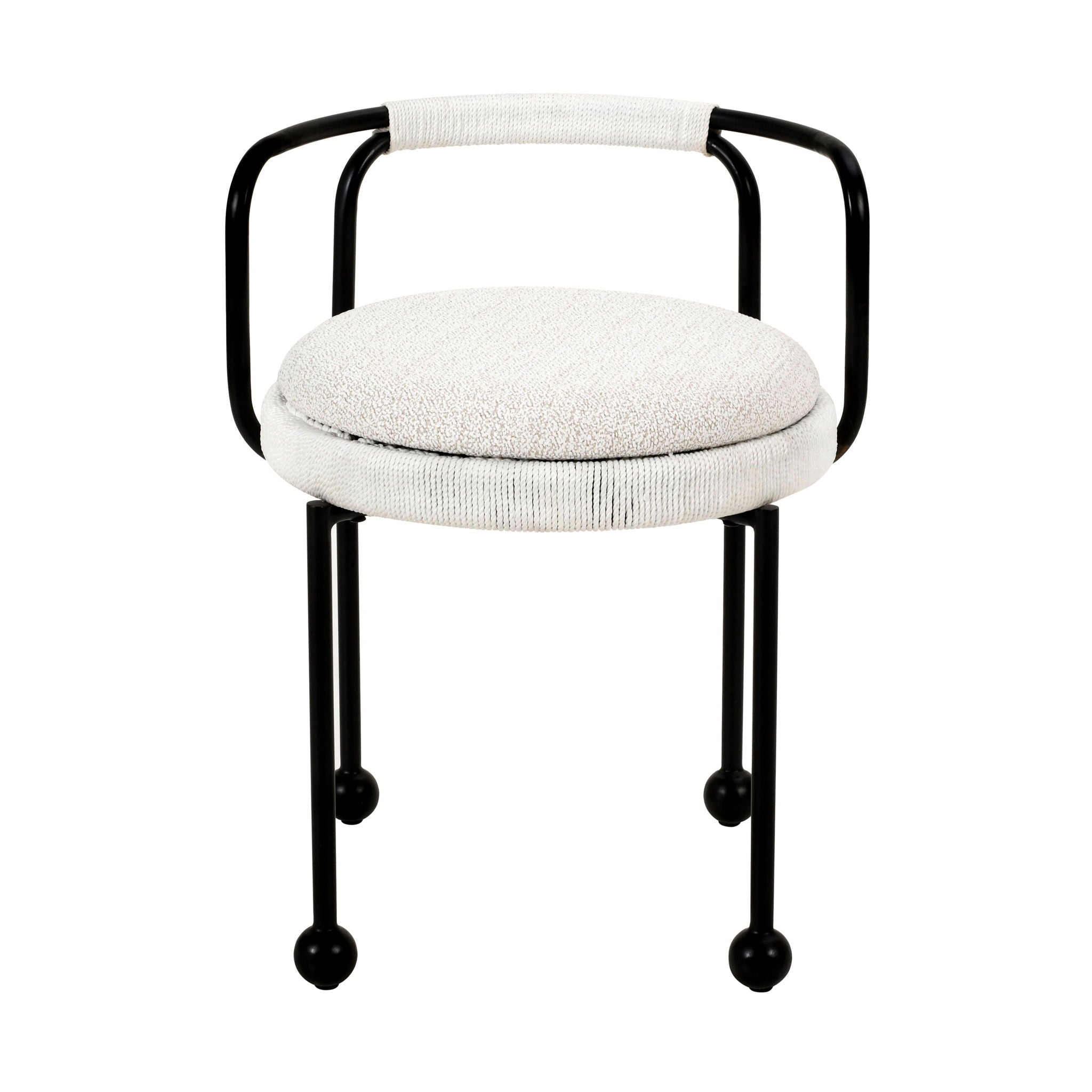 Pansy - Outdoor Dining Chair - Cream - Urban Living Furniture (Los Angeles, CA)