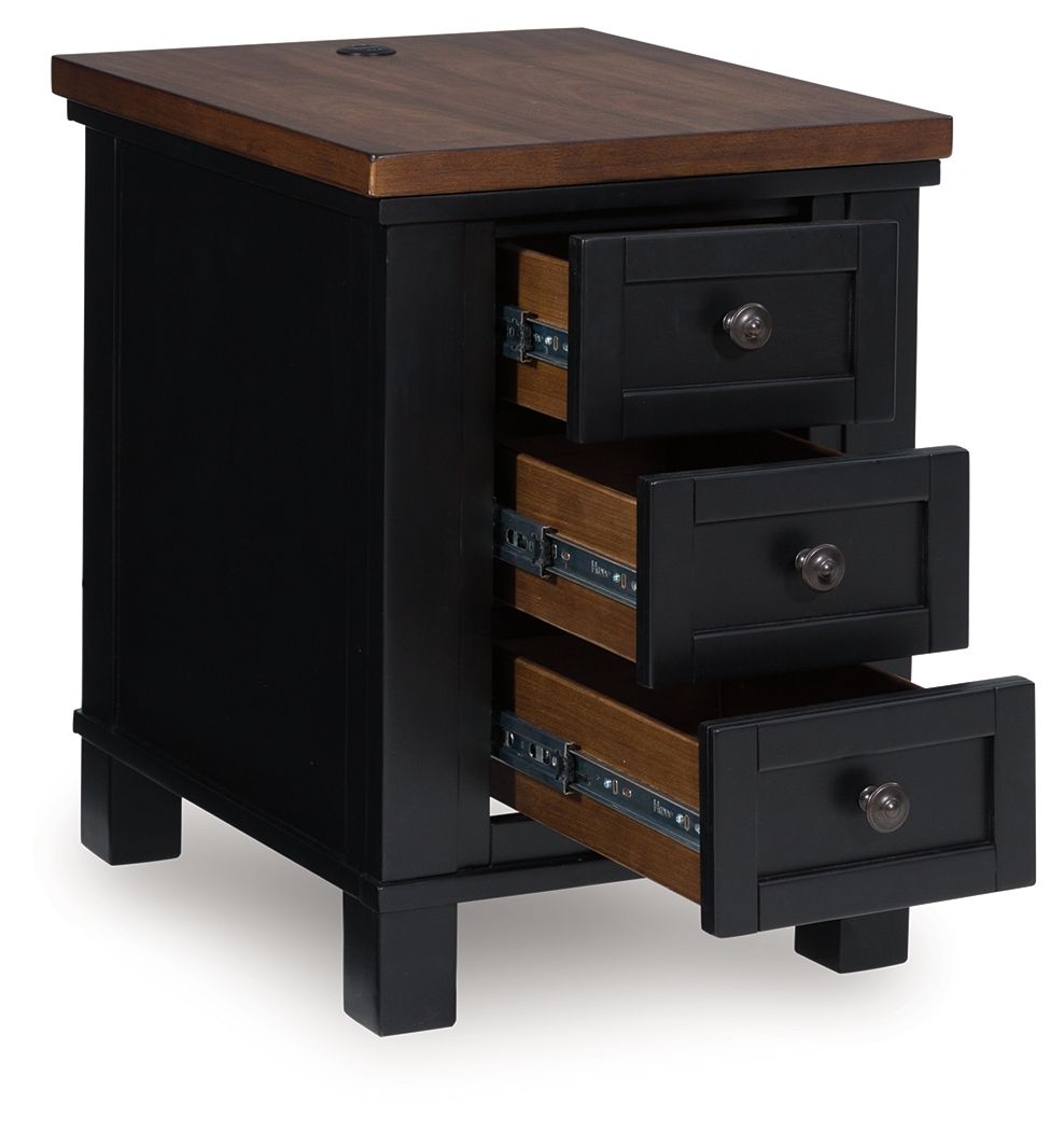 Wildenauer - Brown / Black - Chair Side End Table - Urban Living Furniture (Los Angeles, CA)