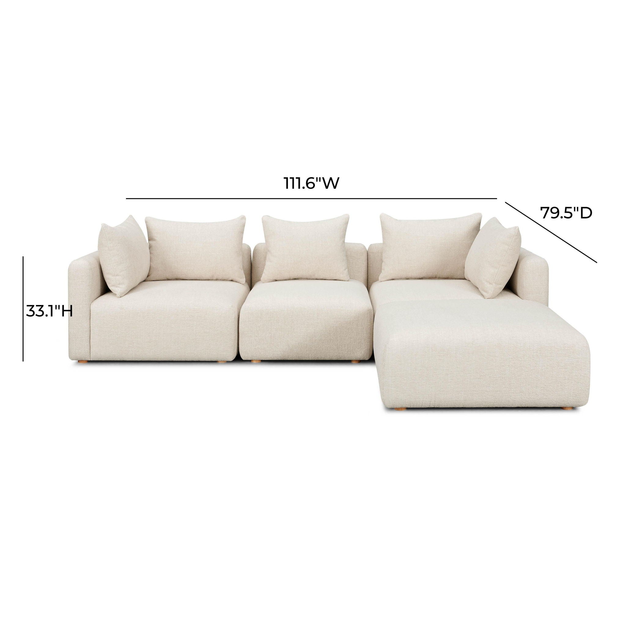 Hangover - 4-Piece Modular Sectional - Urban Living Furniture (Los Angeles, CA)