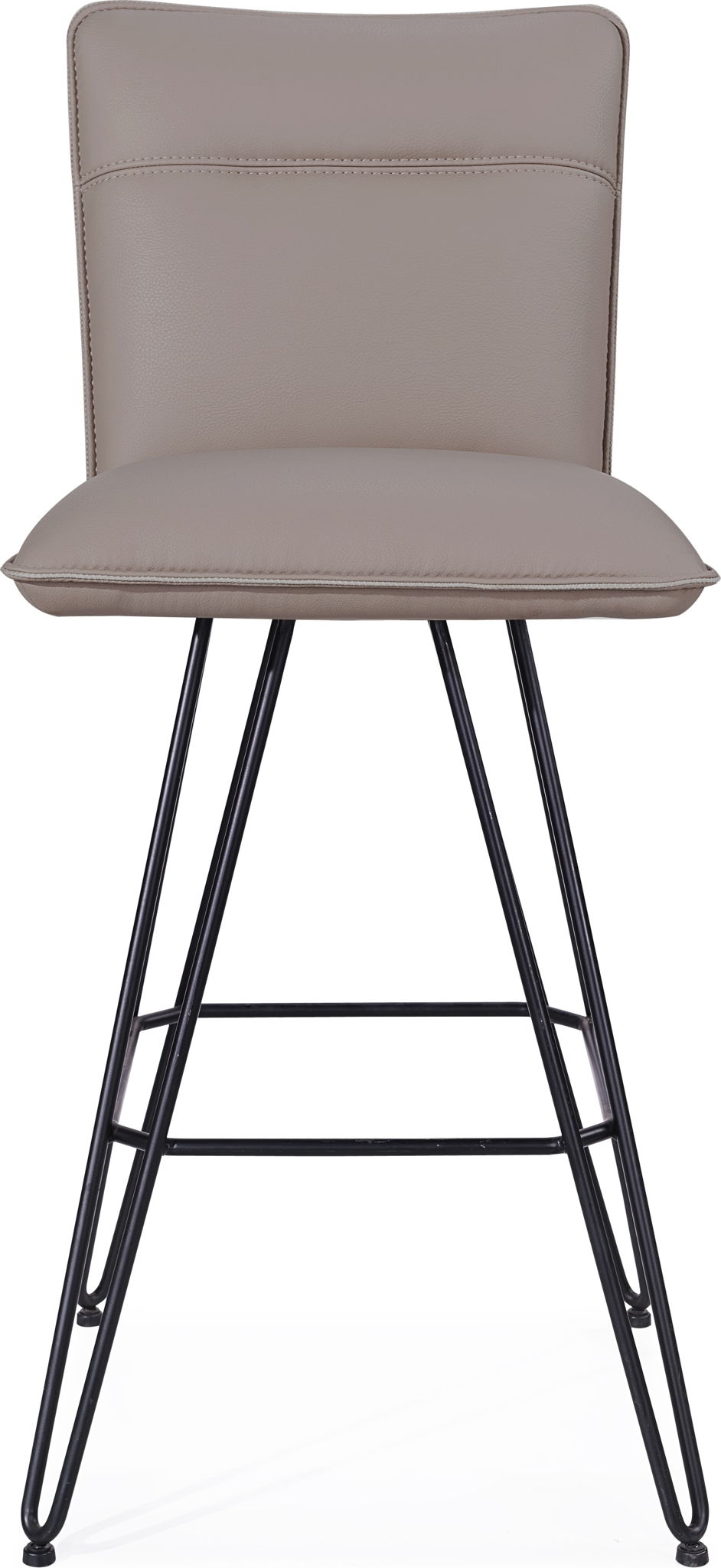 Crossroads - Demi Hairpin Leg Swivel Bar Stool (Set of 2)