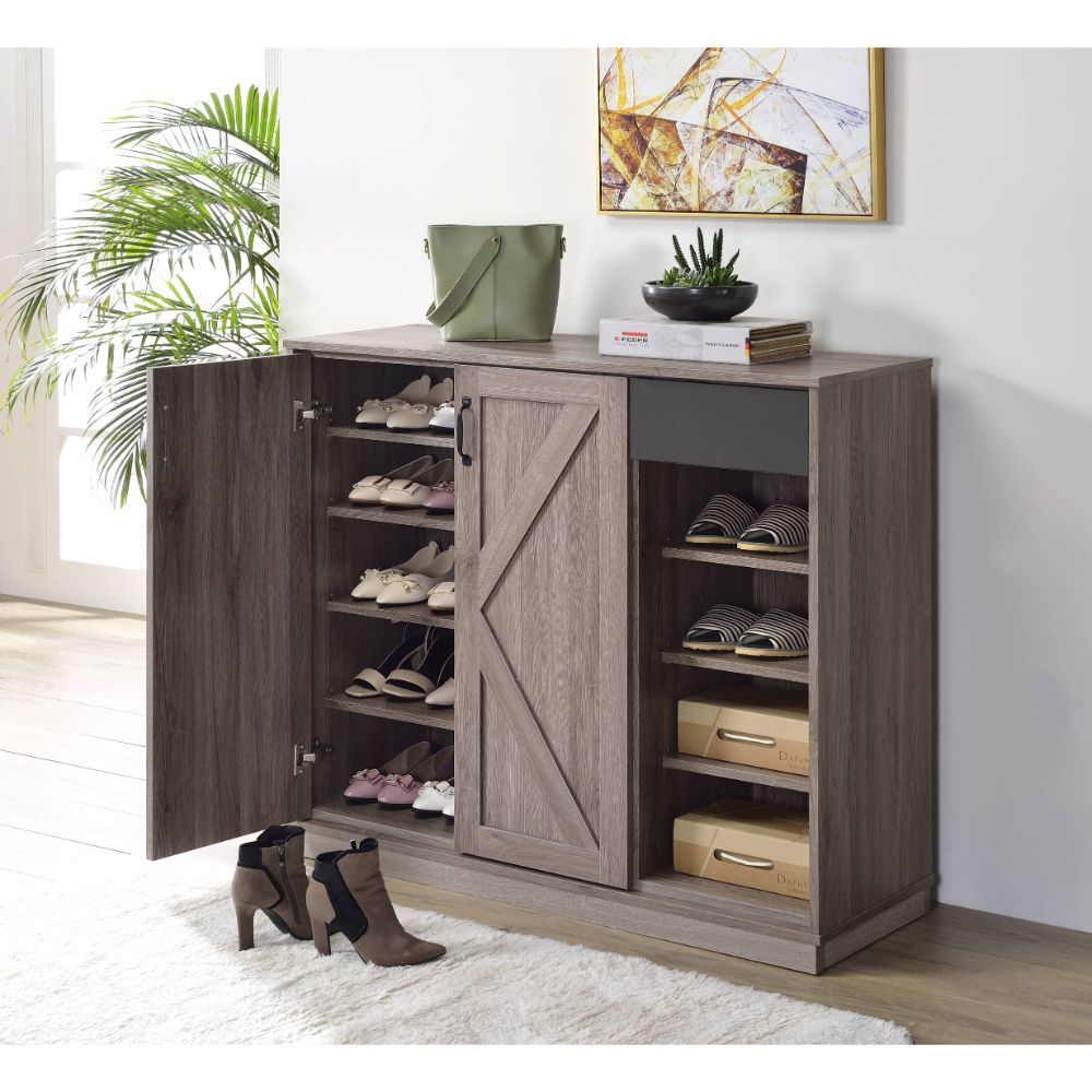 Toski - Cabinet - Rustic Gray Oak - Urban Living Furniture (Los Angeles, CA)