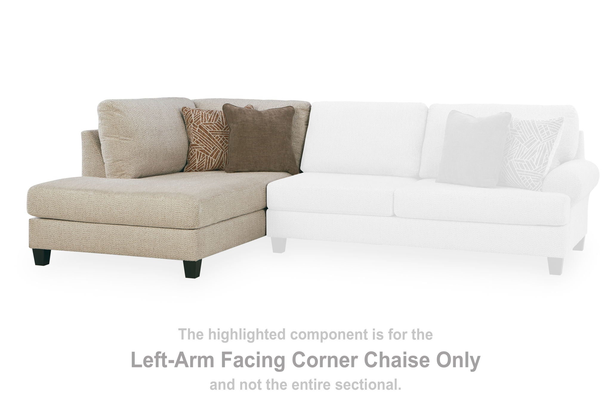 Steelwater Retreat - LAF Corner Chaise - Latte - Urban Living Furniture (Los Angeles, CA)
