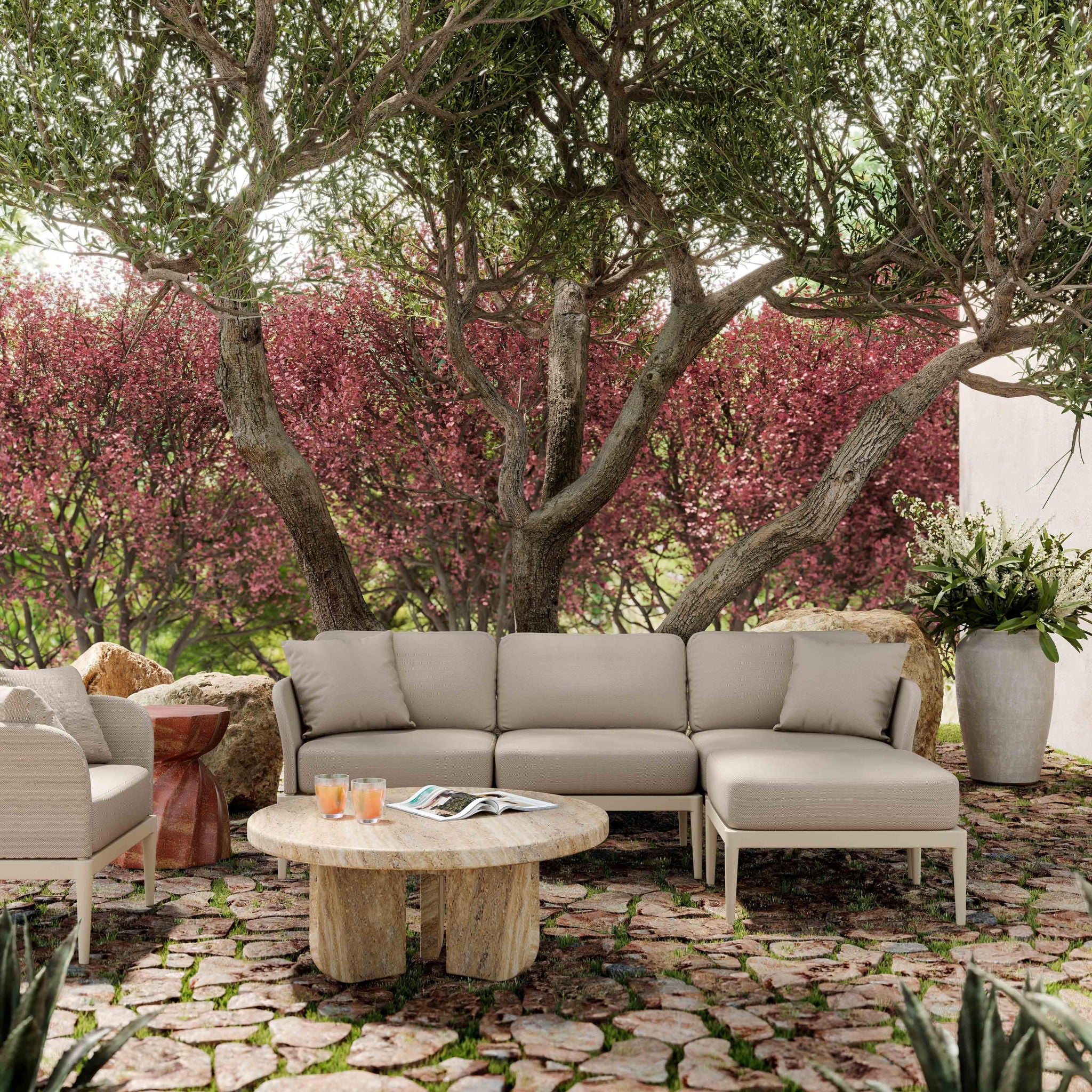 Kapri - Outdoor Ottoman - Urban Living Furniture (Los Angeles, CA)