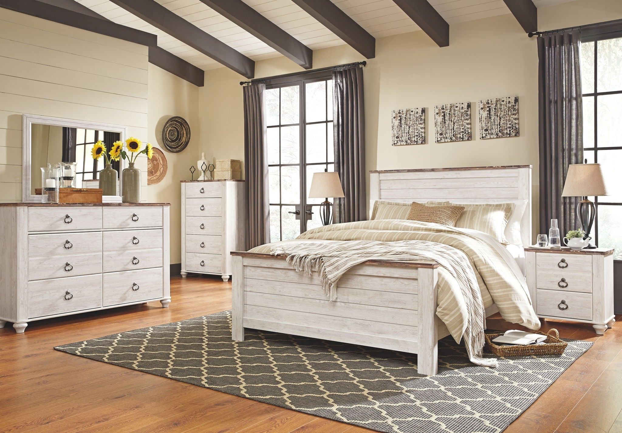 Willowton - Panel Bed - Urban Living Furniture (Los Angeles, CA)