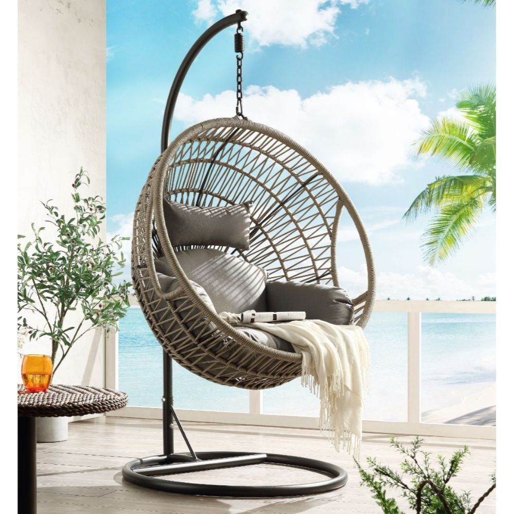 Vasant - Hanging Chair - Fabric & Rope - Urban Living Furniture (Los Angeles, CA)
