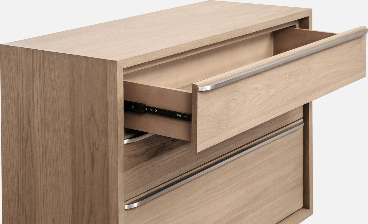 One - Coastal Modern USB-Charging Nightstand