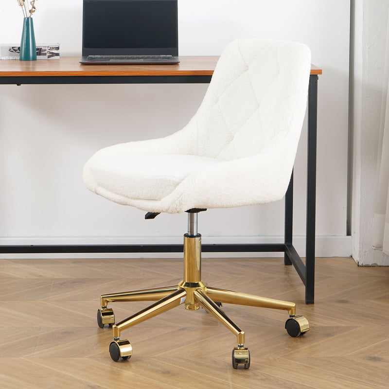 Modern Teddy Velvet Fabric Chair With Gold Plated 5 Claw Legs
