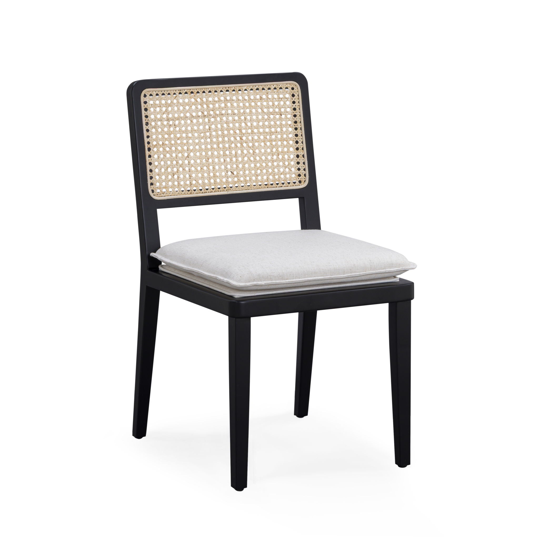 Tassina - Upcycled Performance Linen Dining Chair - Cream - Urban Living Furniture (Los Angeles, CA)