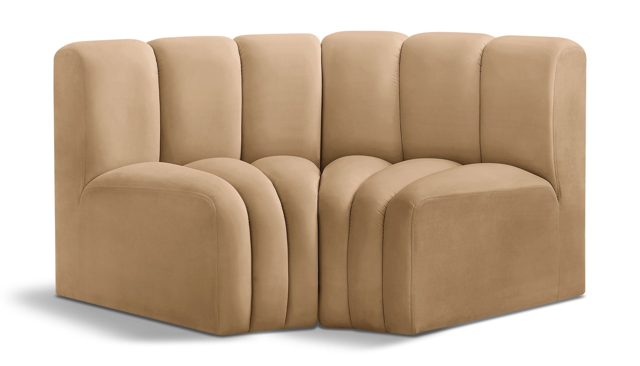 Arc - Velvet 2 Piece Modular Sofa - Urban Living Furniture (Los Angeles, CA)