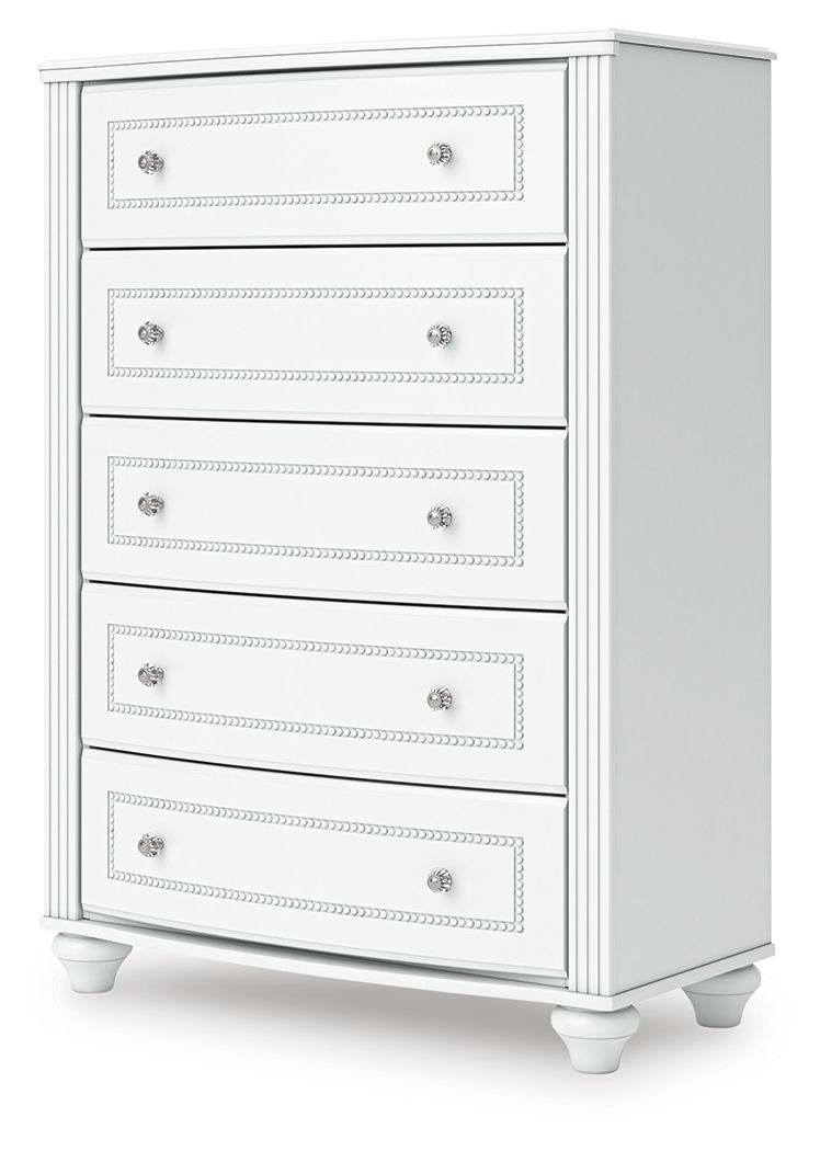 Kozlani - Five Drawer Chest - White - Urban Living Furniture (Los Angeles, CA)