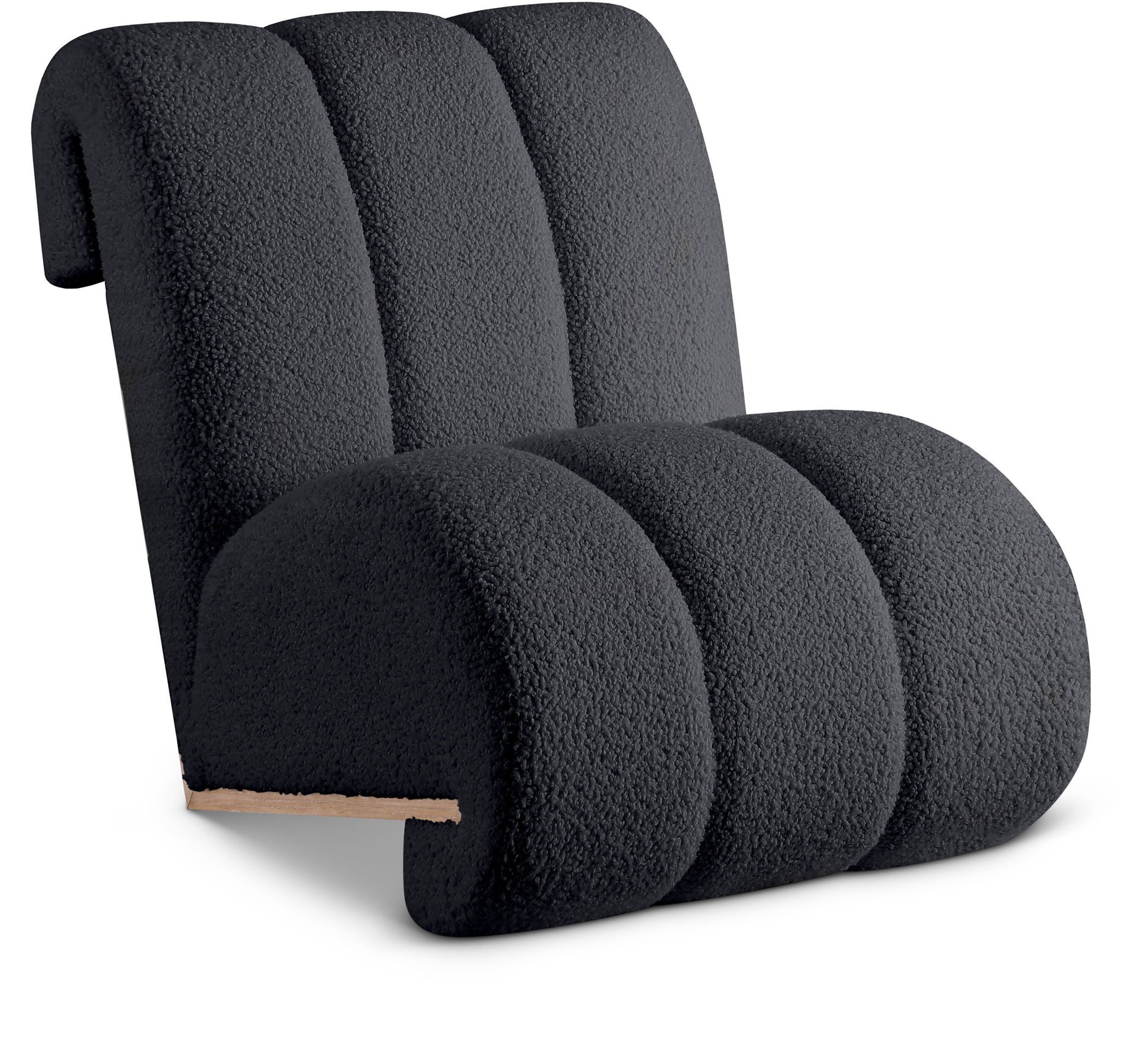 Swoon - Accent Chair With Natural Base - Urban Living Furniture (Los Angeles, CA)