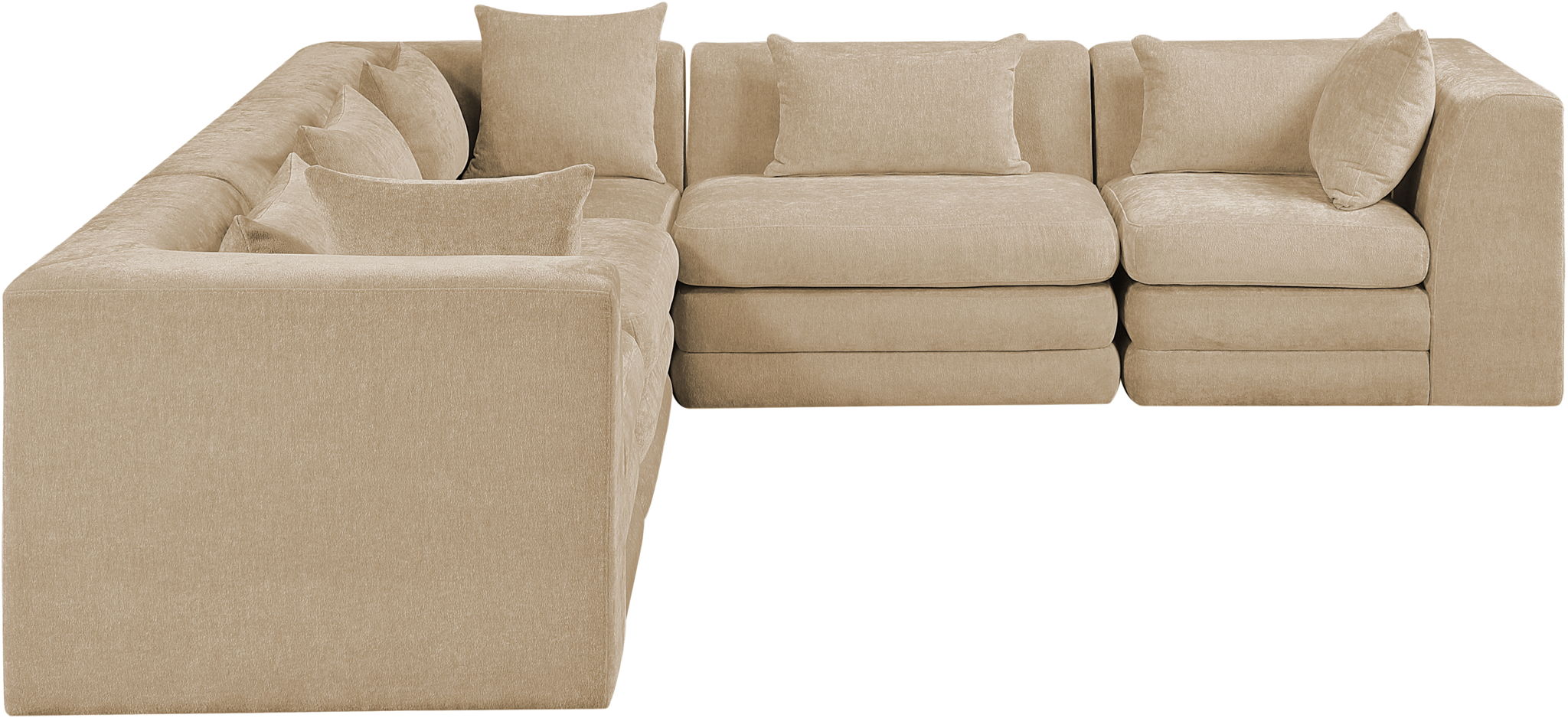 Stellar - 5 Piece Upholstered Modular Sectional - Urban Living Furniture (Los Angeles, CA)