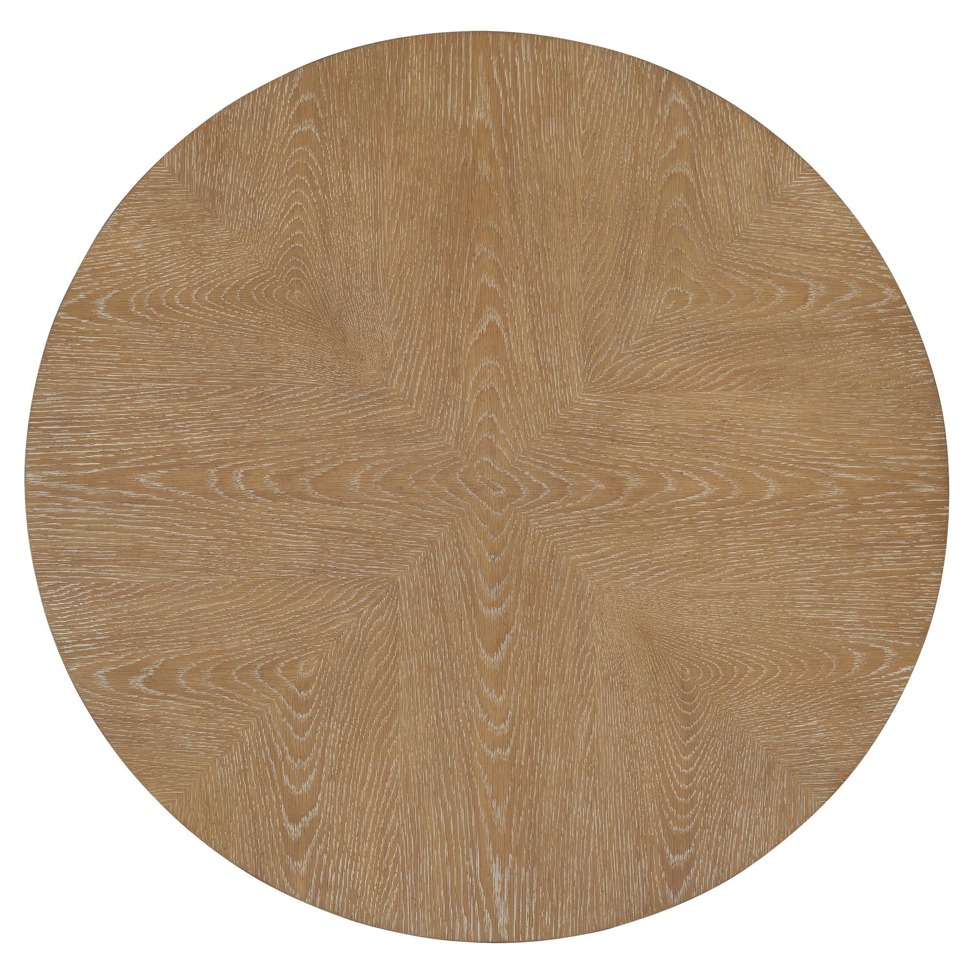 Escape - Cocktail Table Round With Shelf - Glazed Natural Oak / Black Metal Trim - Urban Living Furniture (Los Angeles, CA)