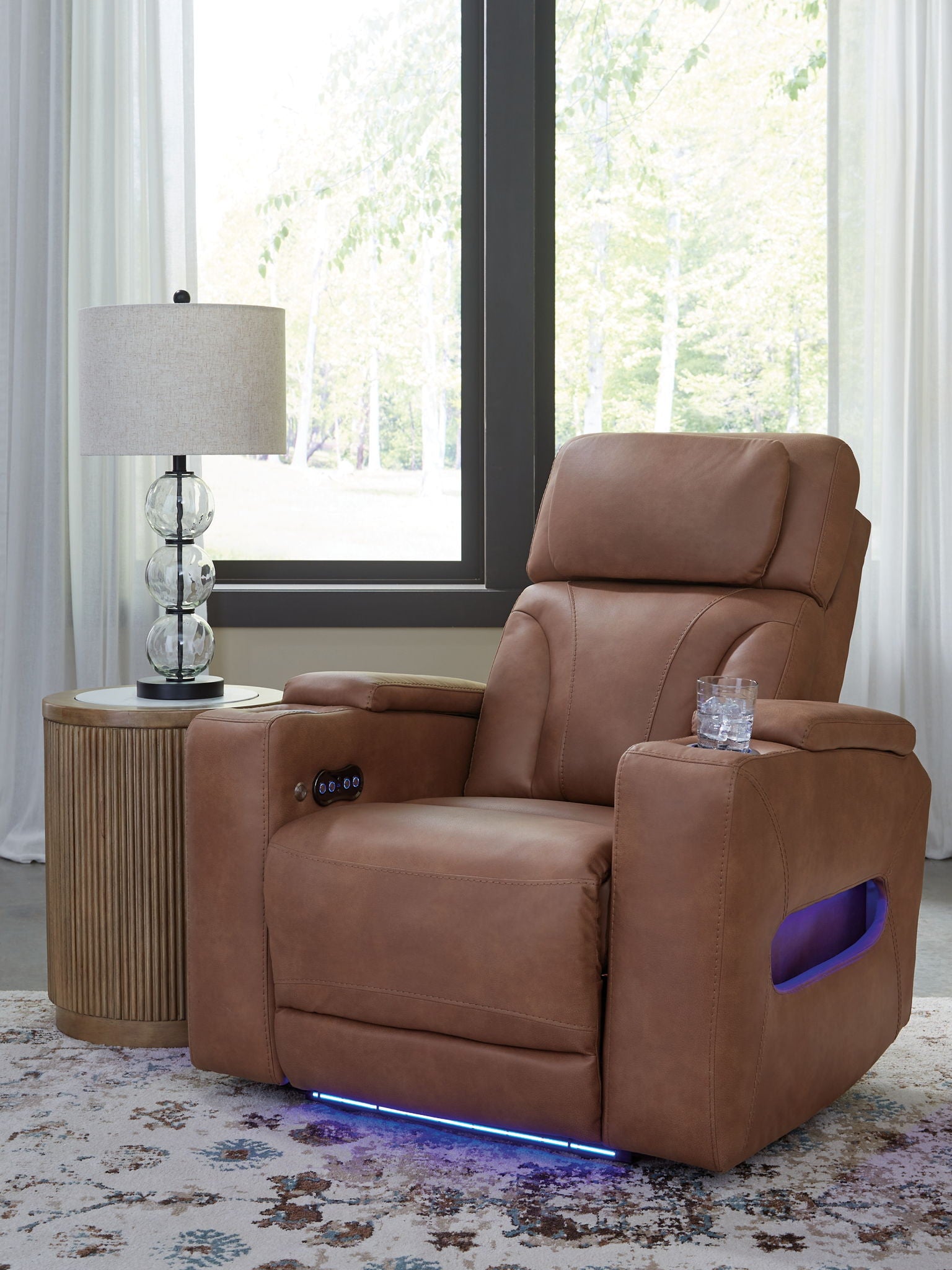 Clean-Slate - Caramel - Power Recliner / Adj Headrest - Urban Living Furniture (Los Angeles, CA)