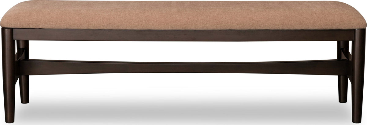Koko - Upholstered Dining Bench - Minx / Beige
