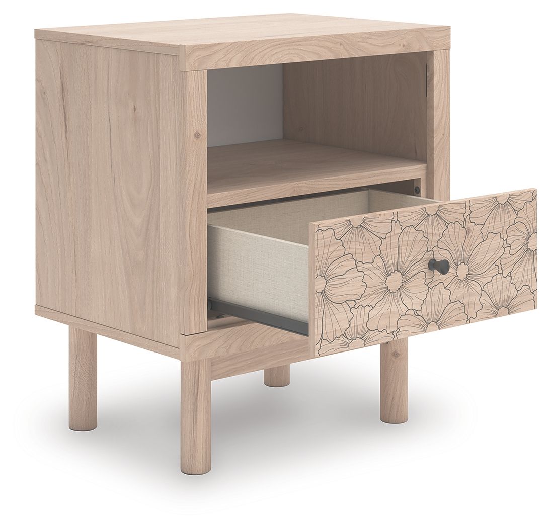 Arloster - Tan - One Drawer Night Stand - Urban Living Furniture (Los Angeles, CA)