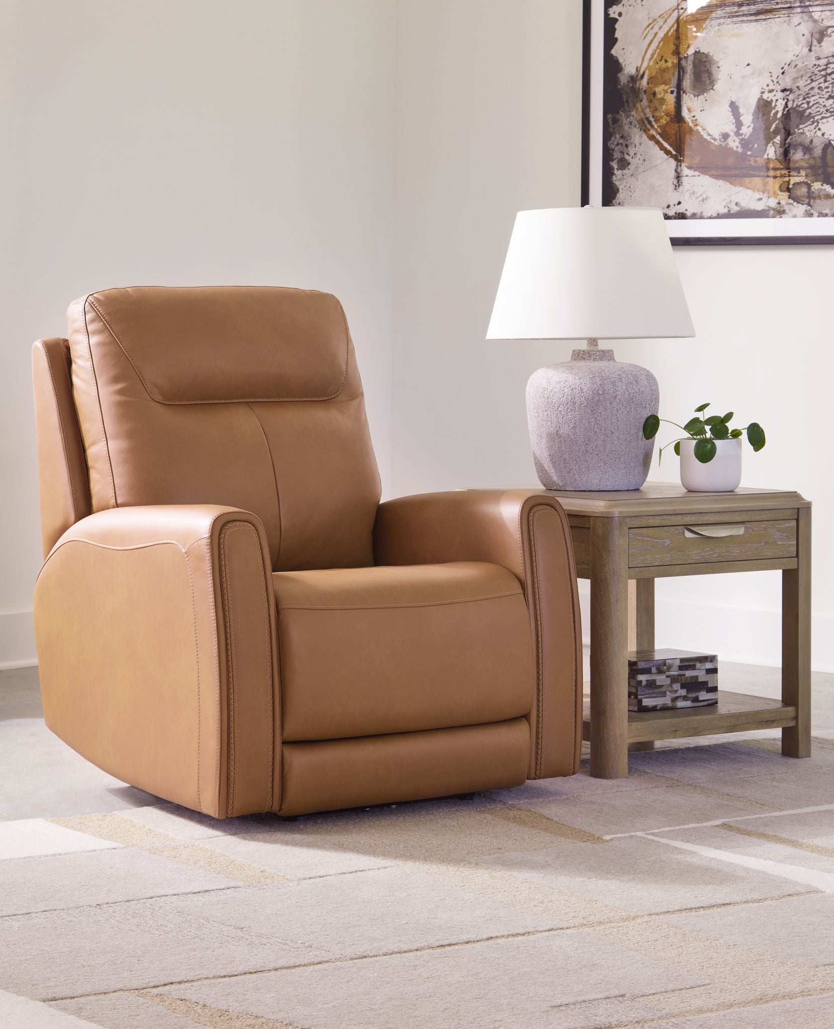 Tryanny - Butterscotch - Power Recliner/ Adj Headrest - Urban Living Furniture (Los Angeles, CA)