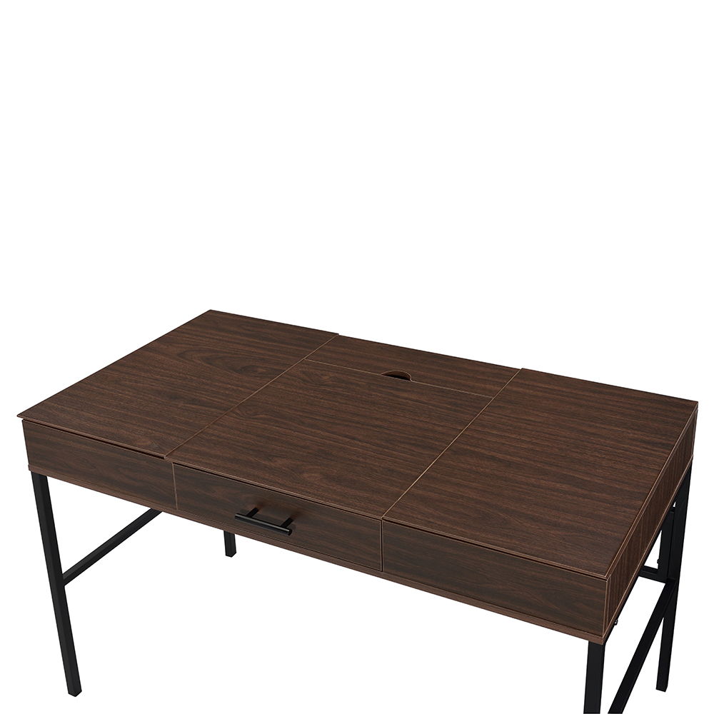 Verster - Desk - Oak & Black Finish - Urban Living Furniture (Los Angeles, CA)