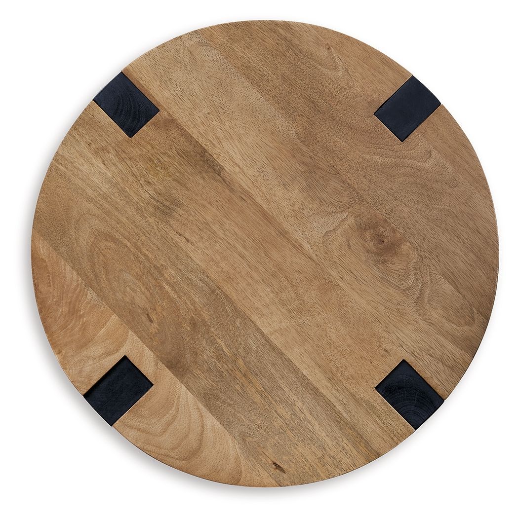 Hanneforth - Brown - Round End Table - Urban Living Furniture (Los Angeles, CA)