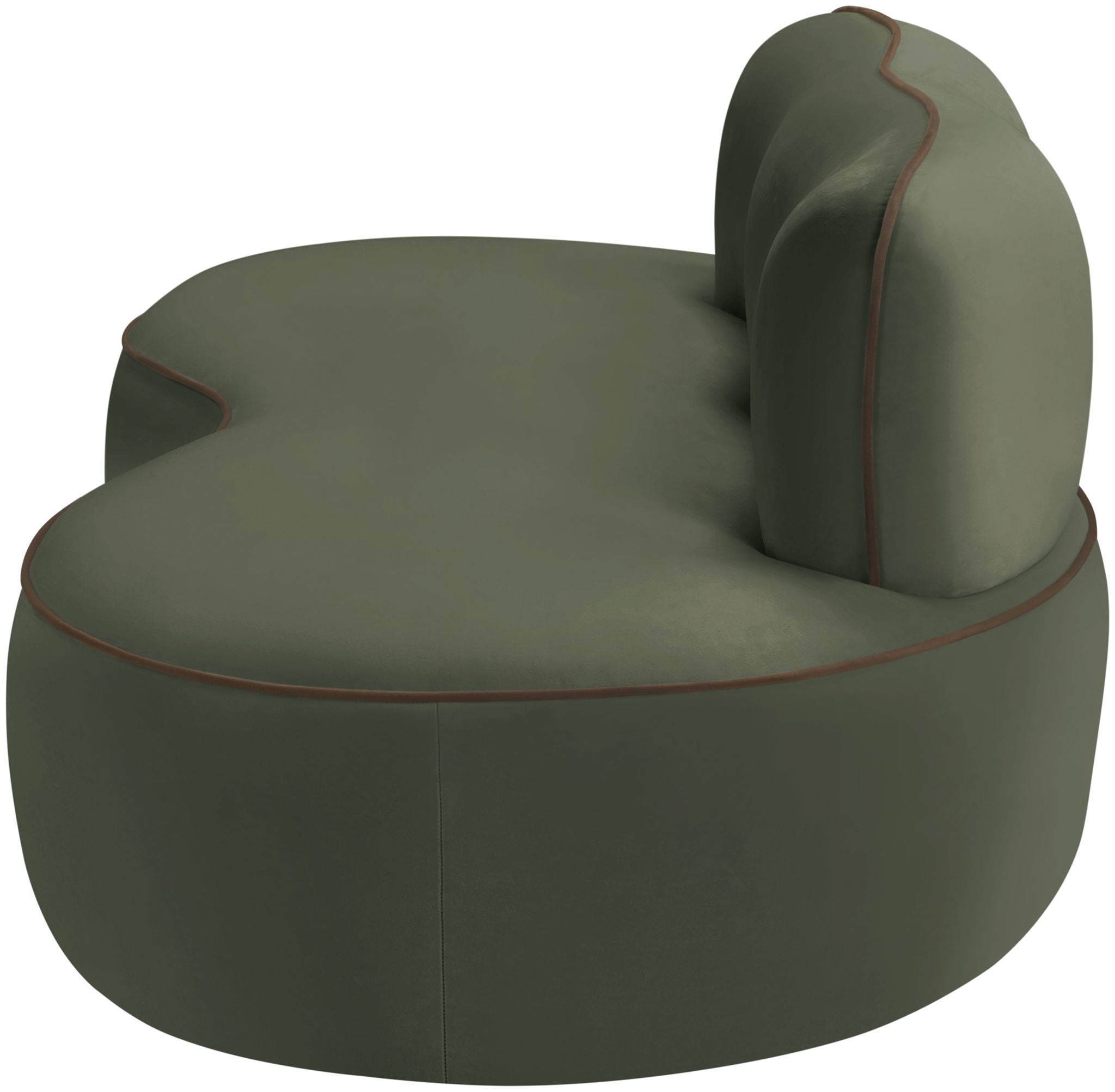 Swerve - Velvet 77" Upholstered Loveseat - Urban Living Furniture (Los Angeles, CA)