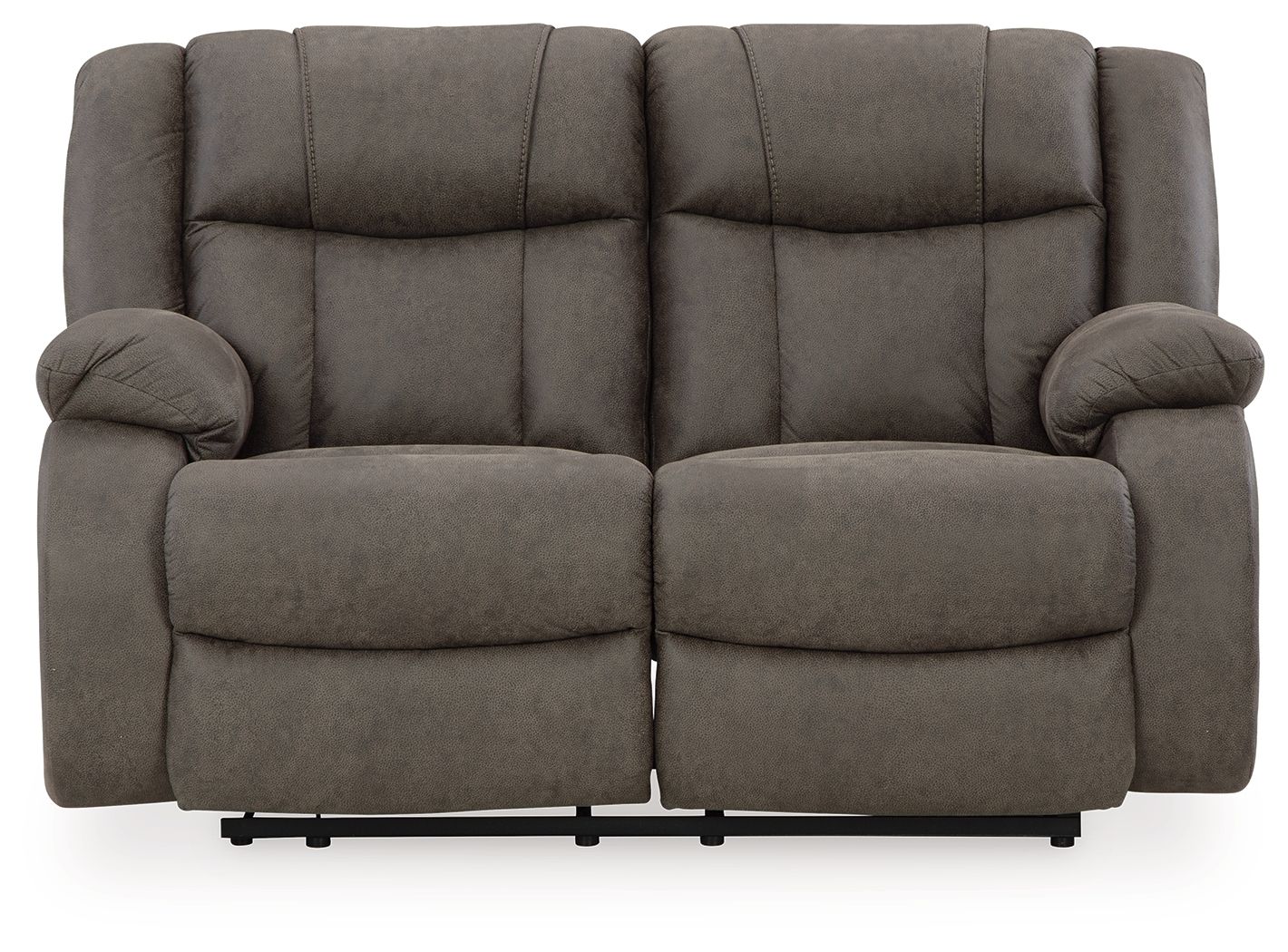 First Base - Gunmetal - Reclining Loveseat - Urban Living Furniture (Los Angeles, CA)
