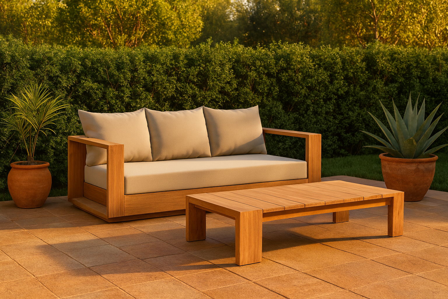 Tulum - Water Resistant Outdoor Sofa - Urban Living Furniture (Los Angeles, CA)