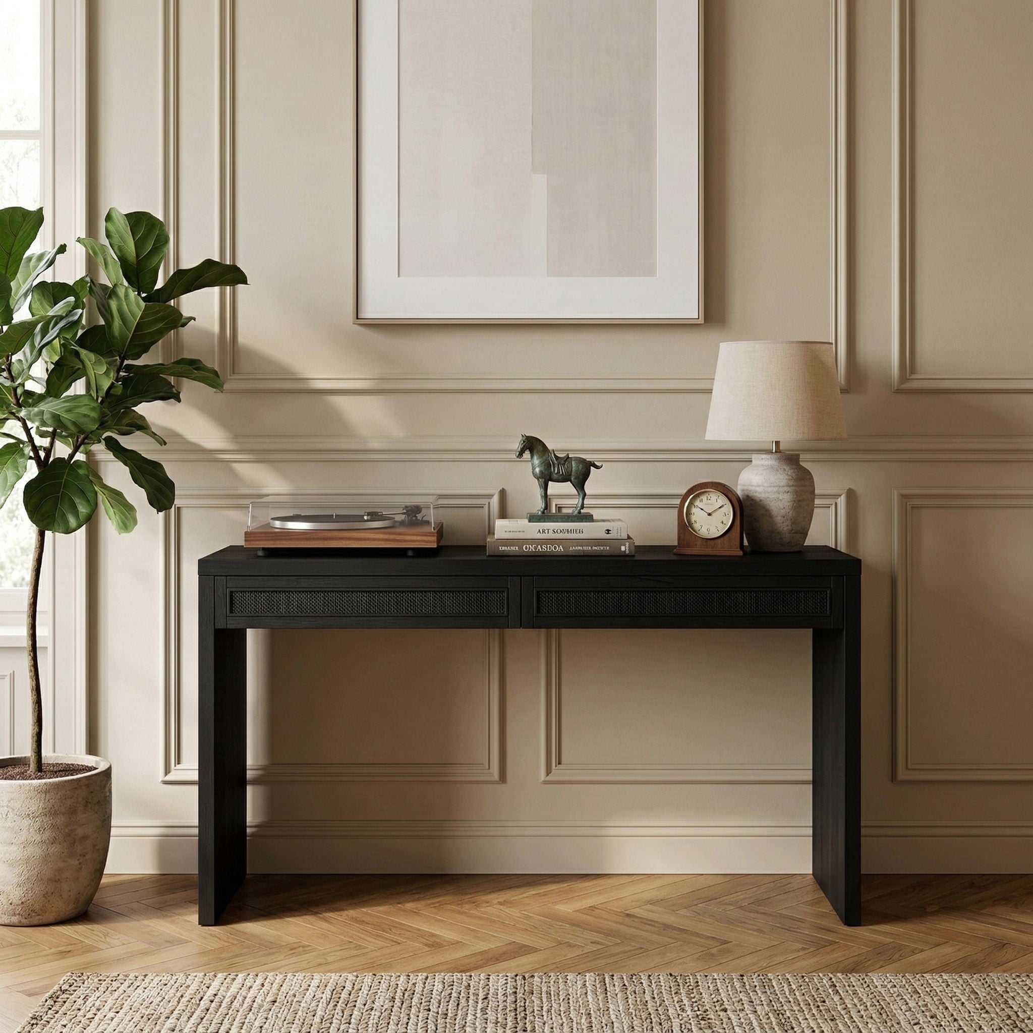 Avro - Solid Wood And Oak Veneer Desk - Urban Living Furniture (Los Angeles, CA)