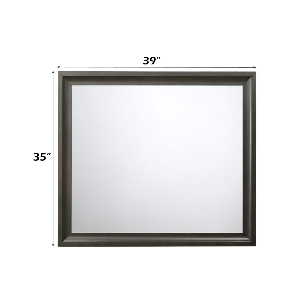Soteris - Mirror - Antique Gray - Urban Living Furniture (Los Angeles, CA)