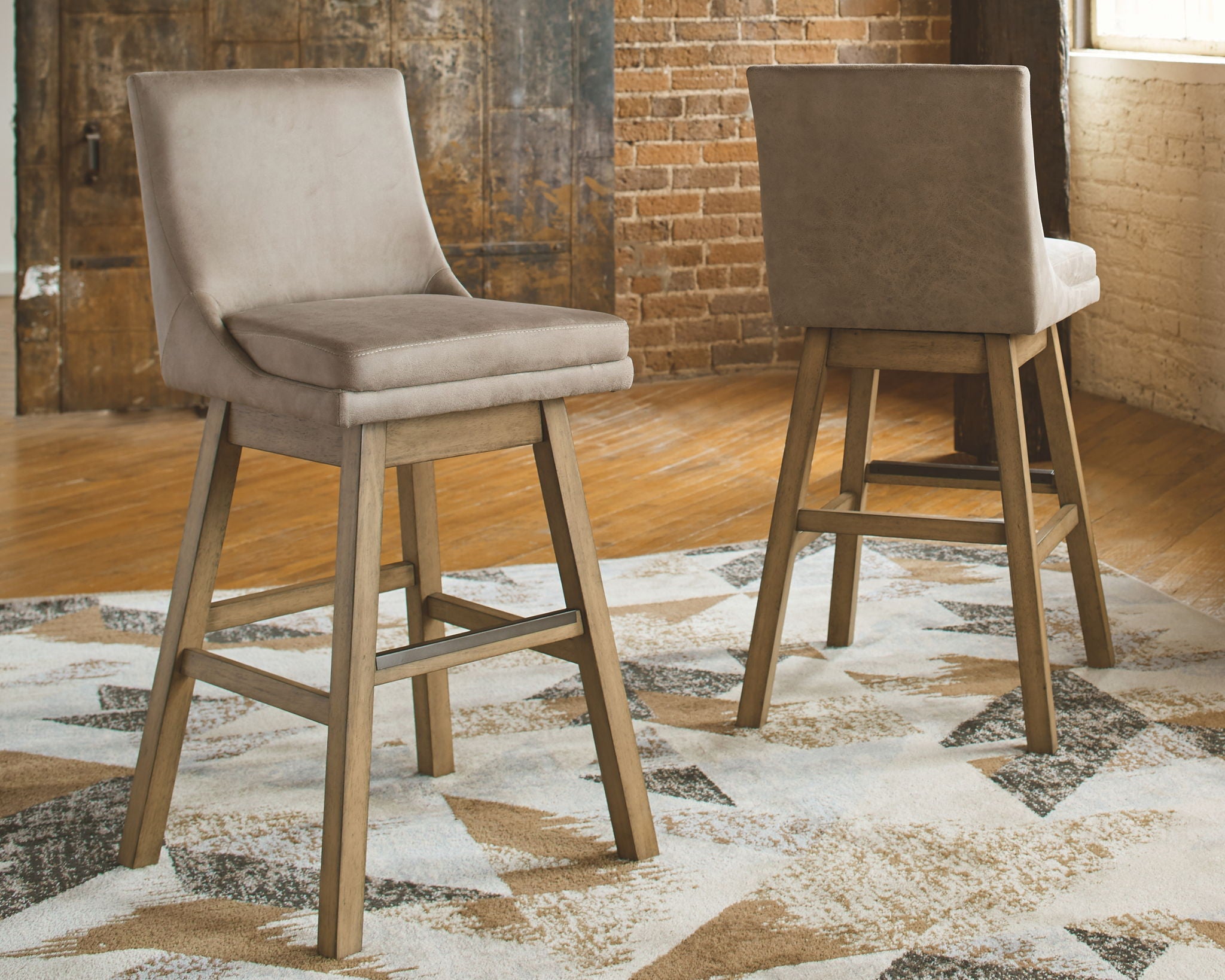 Tallenger - Swivel Barstool (Set of 2) - Urban Living Furniture (Los Angeles, CA)