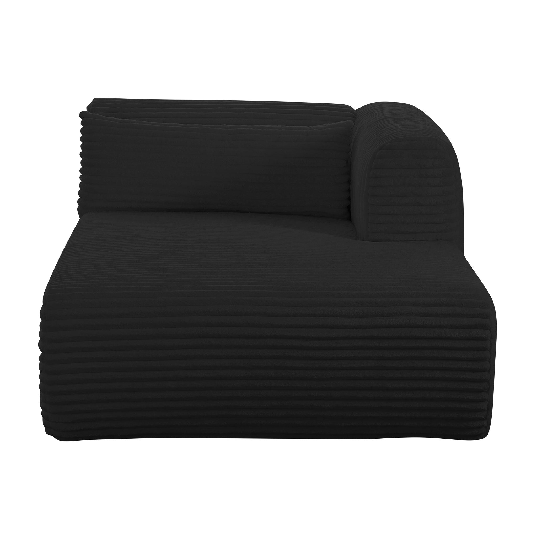 Tarra - Fluffy Oversized Corduroy Modular Chaise - Urban Living Furniture (Los Angeles, CA)
