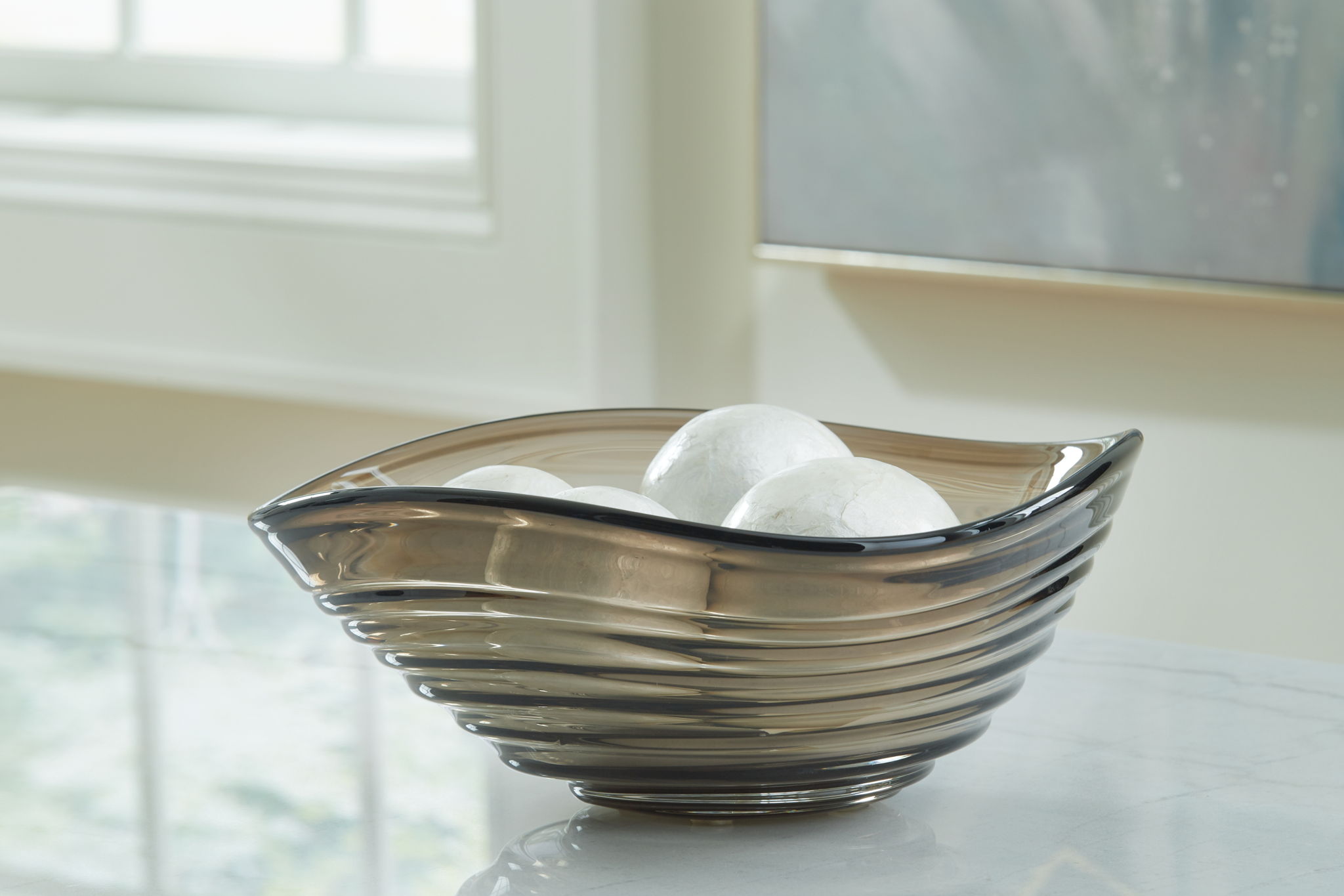 Solariston - Gray / Brown - Bowl - Urban Living Furniture (Los Angeles, CA)