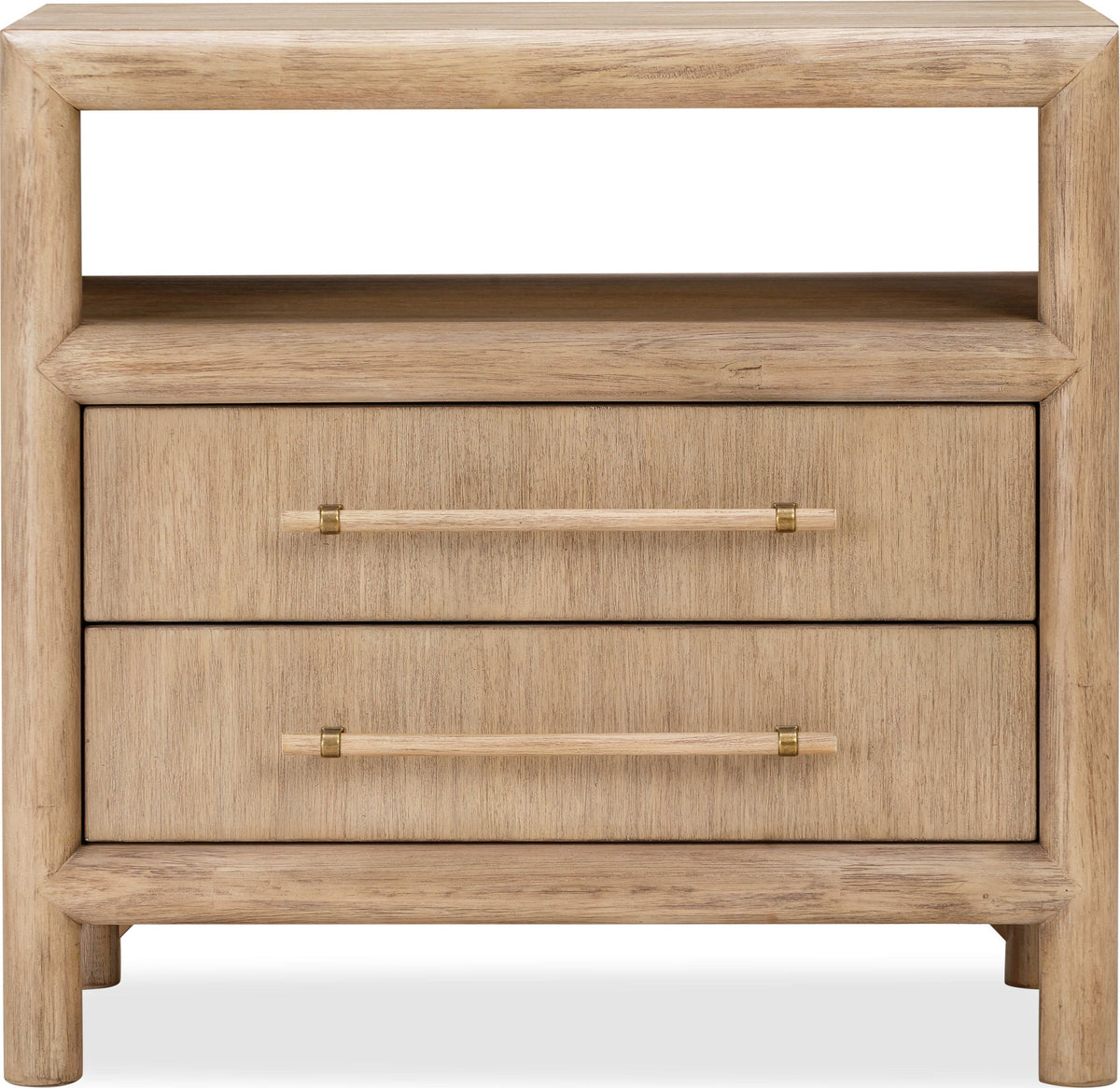 Dorsey - Two Drawer USB-Charging Nightstand