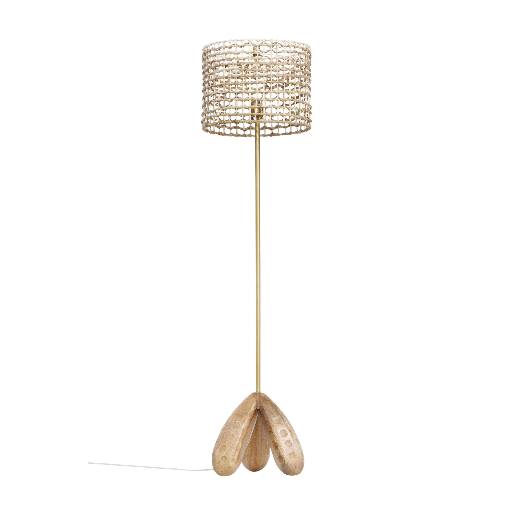 Alondra - Wooden Floor Lamp - Light Brown - Urban Living Furniture (Los Angeles, CA)
