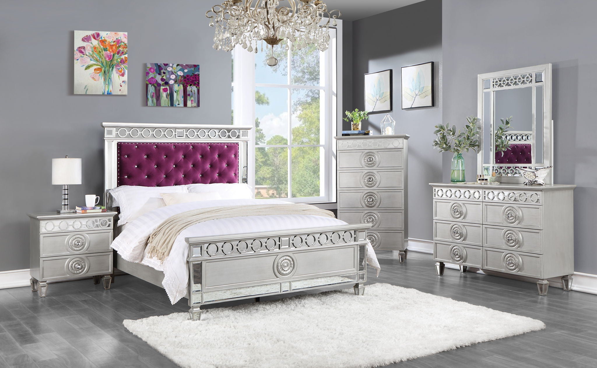 Varian - Mirror - Silver & Mirrored Finish - Urban Living Furniture (Los Angeles, CA)