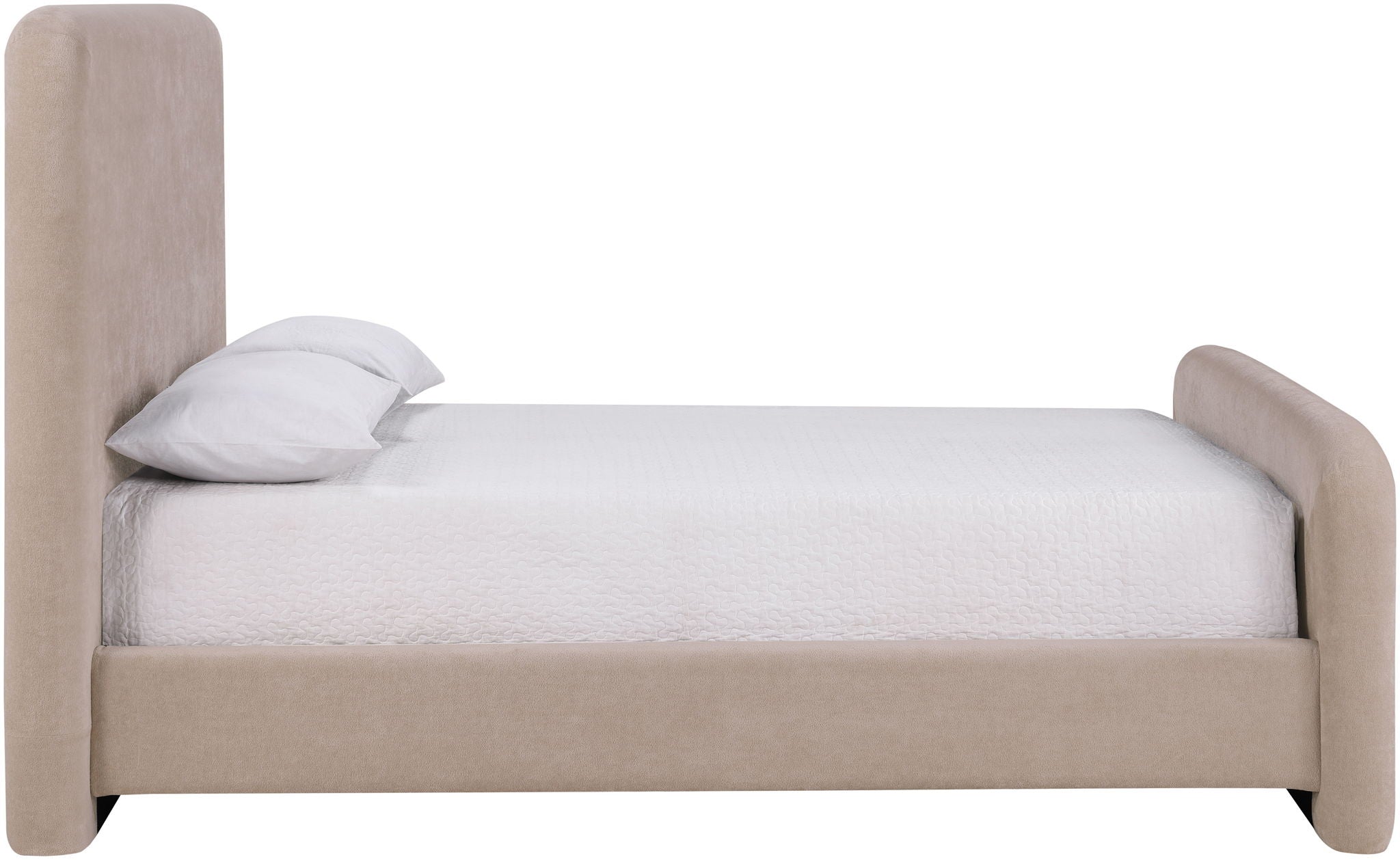 Fira - Chenille Fabric Upholstered Bed - Urban Living Furniture (Los Angeles, CA)