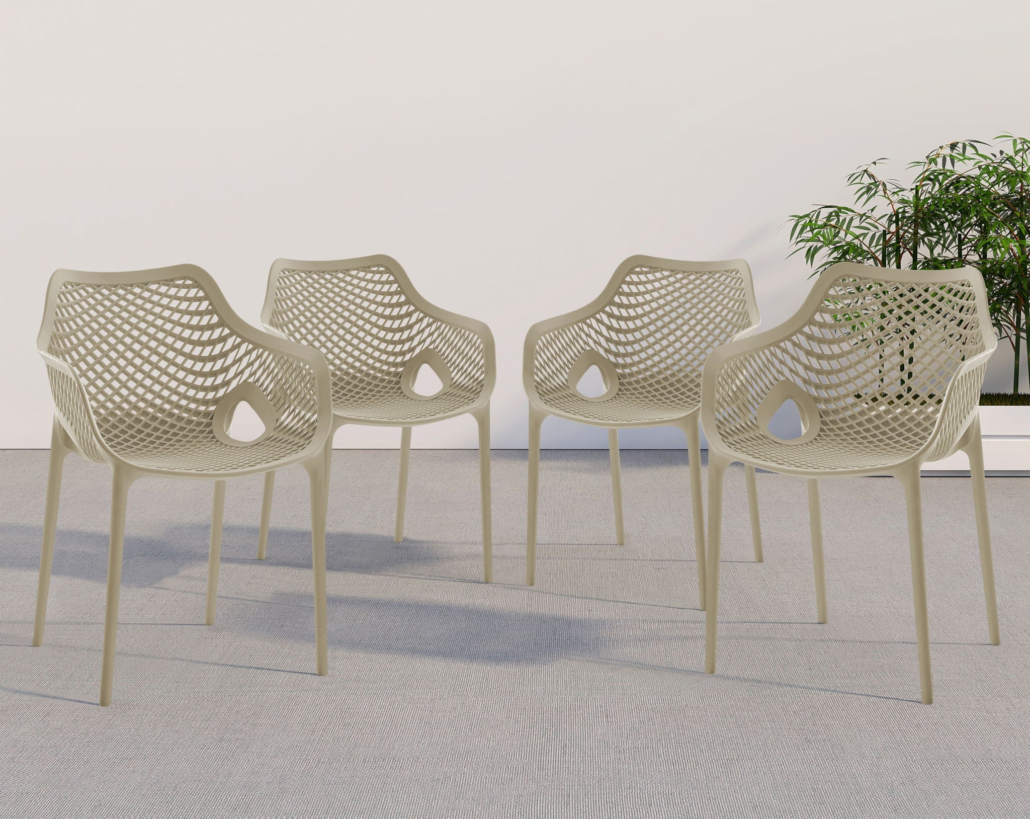 Mykonos - Outdoor Dining Chair Set - Urban Living Furniture (Los Angeles, CA)