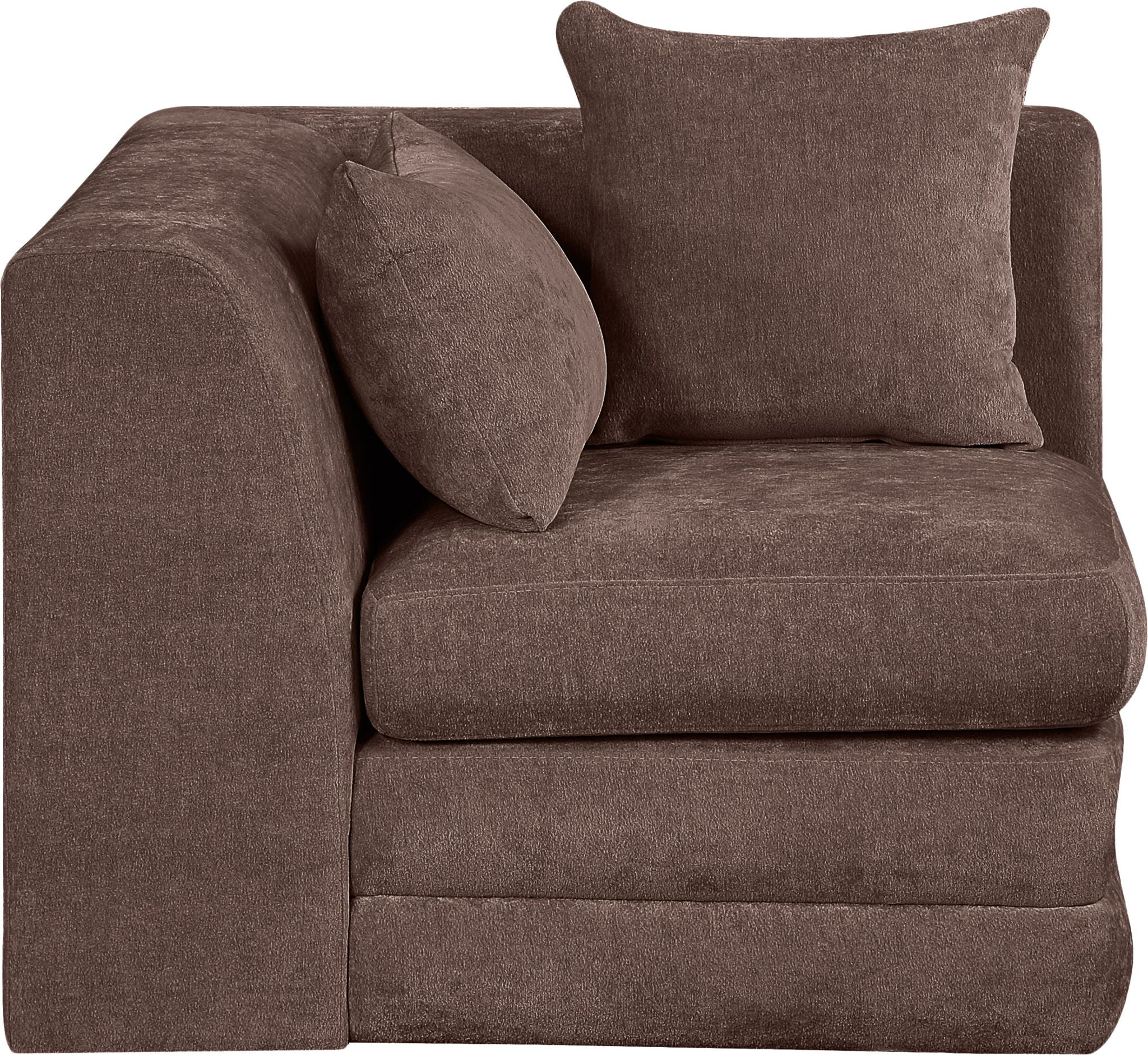 Stellar - Chenille Fabric Upholstered Modular Corner Chair - Urban Living Furniture (Los Angeles, CA)