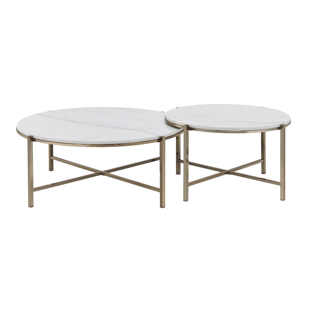 Zaidee - Nesting Table Set - Champagne - Urban Living Furniture (Los Angeles, CA)