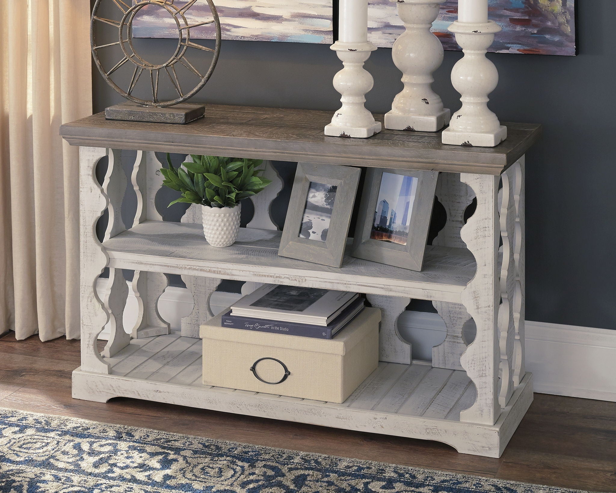 Havalance - Gray / White - Console Sofa Table - Urban Living Furniture (Los Angeles, CA)