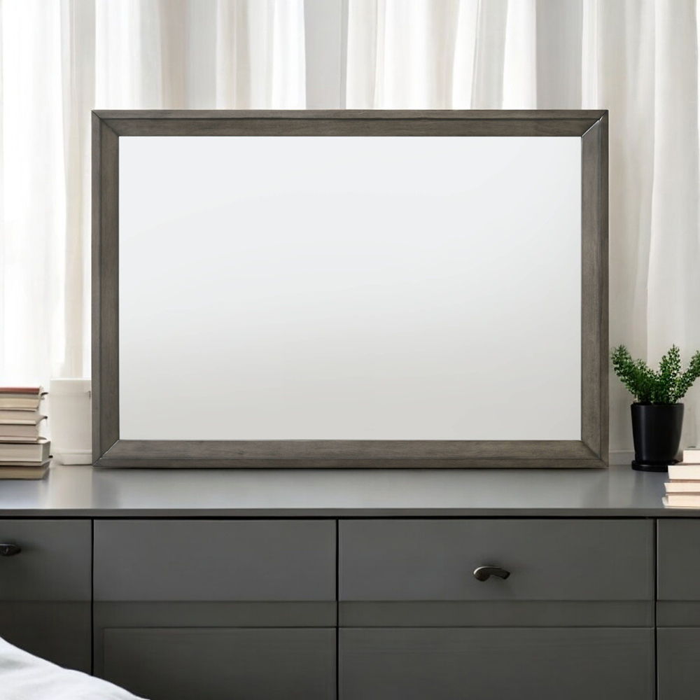 Escher - Mirror - Gray Oak - Urban Living Furniture (Los Angeles, CA)