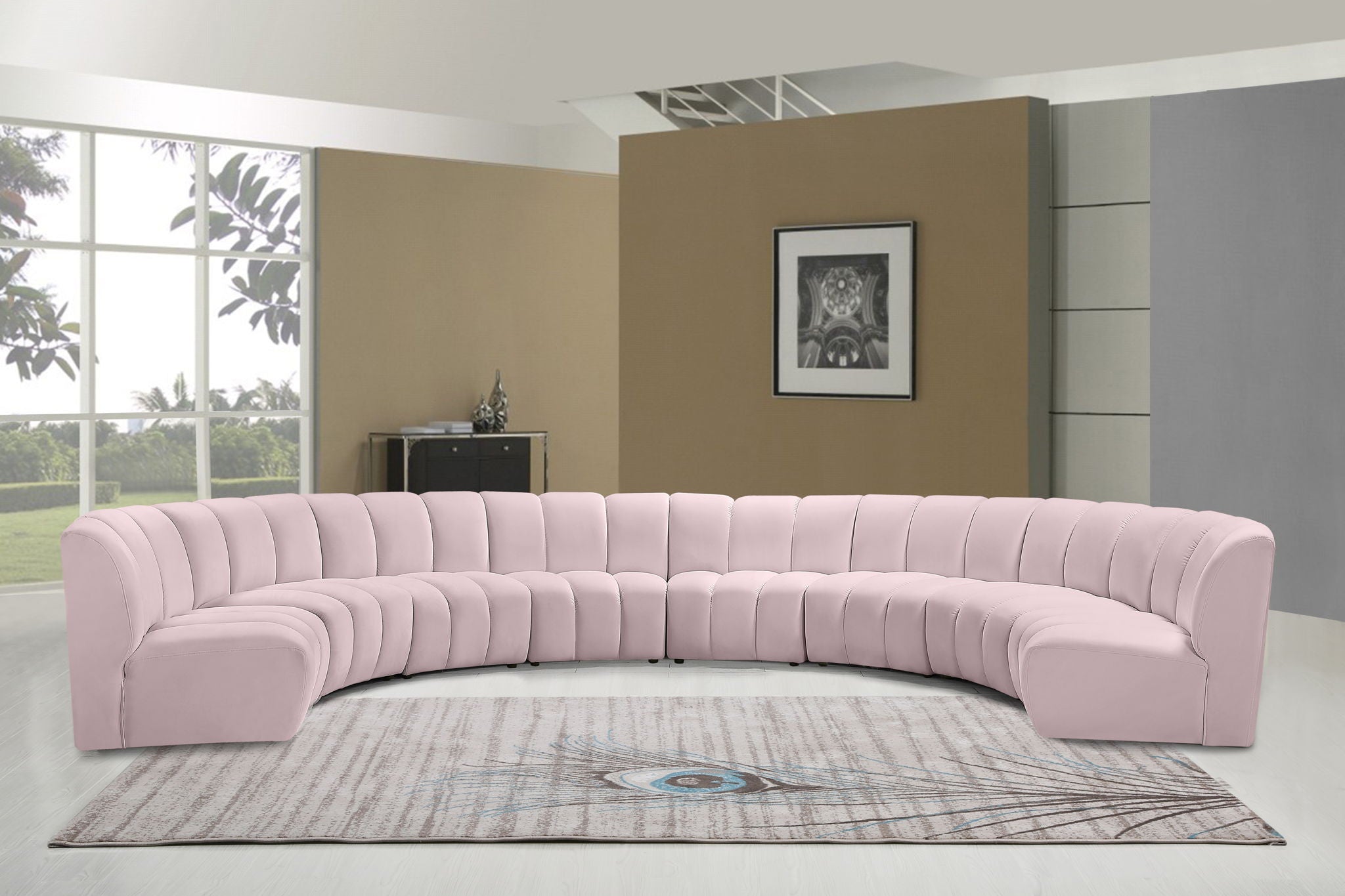 Infinity - 8 Piece Velvet Modular Sectional - Urban Living Furniture (Los Angeles, CA)