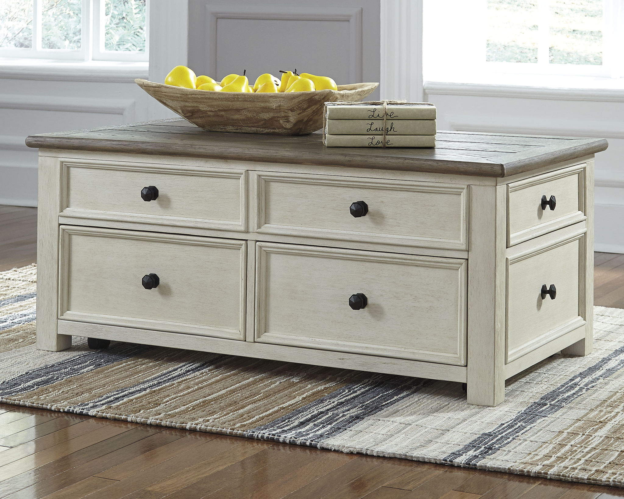 Bolanburg - White / Brown / Beige - Lift Top Cocktail Table - Urban Living Furniture (Los Angeles, CA)