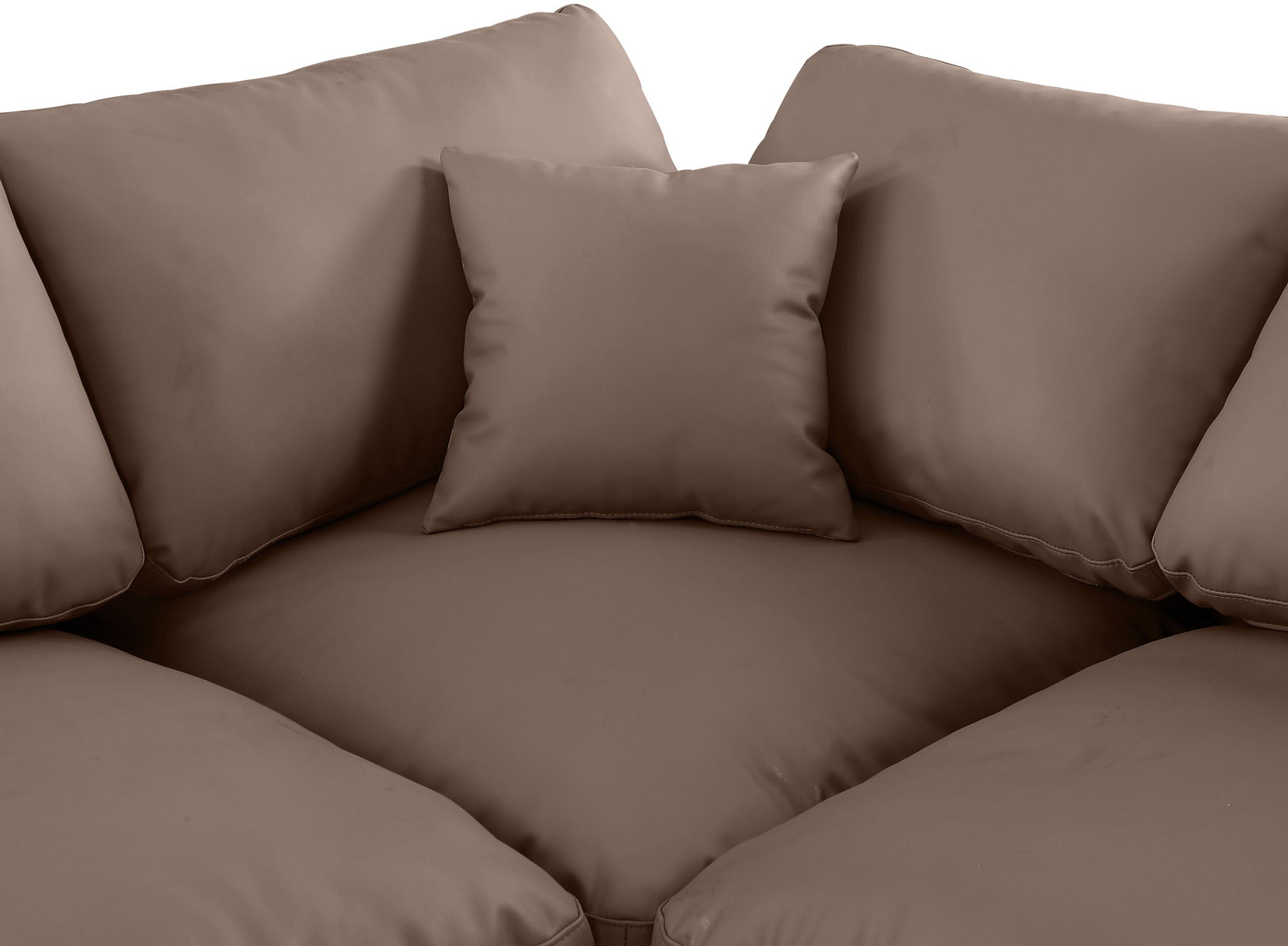 Comfy - 5 Piece Faux Leather Modular Sectional - Urban Living Furniture (Los Angeles, CA)