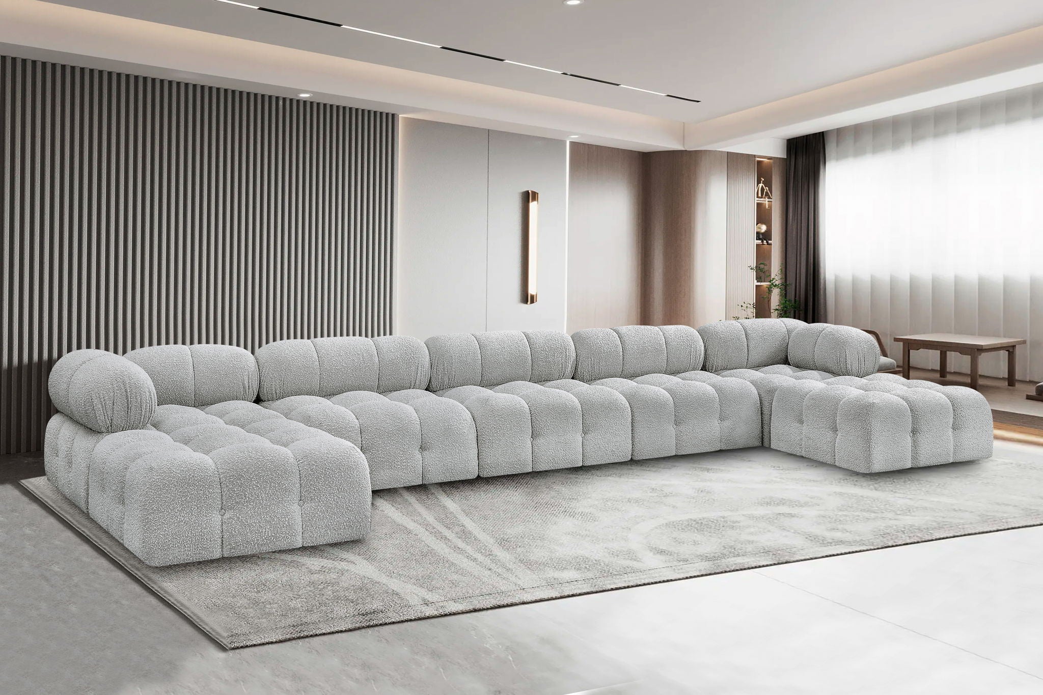 Ames - 7 Piece Fabric Modular U-Shaped Sectional - Urban Living Furniture (Los Angeles, CA)