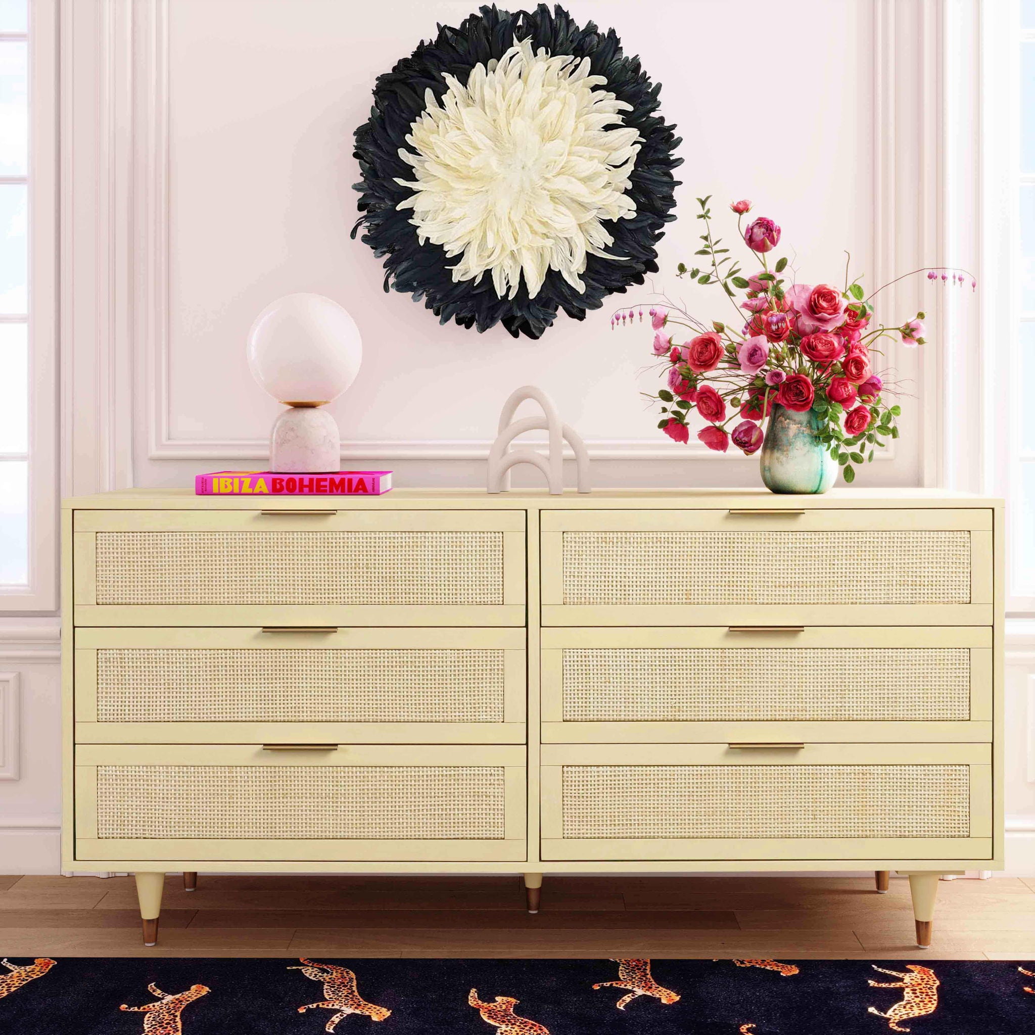 Sierra Buttermilk - 6 Drawer Dresser - Beige - Urban Living Furniture (Los Angeles, CA)