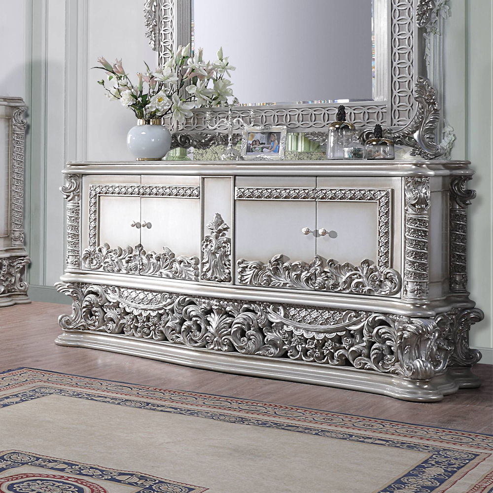 Valkyrie - Dresser - PU, Light Gold & Gray Finish - Urban Living Furniture (Los Angeles, CA)