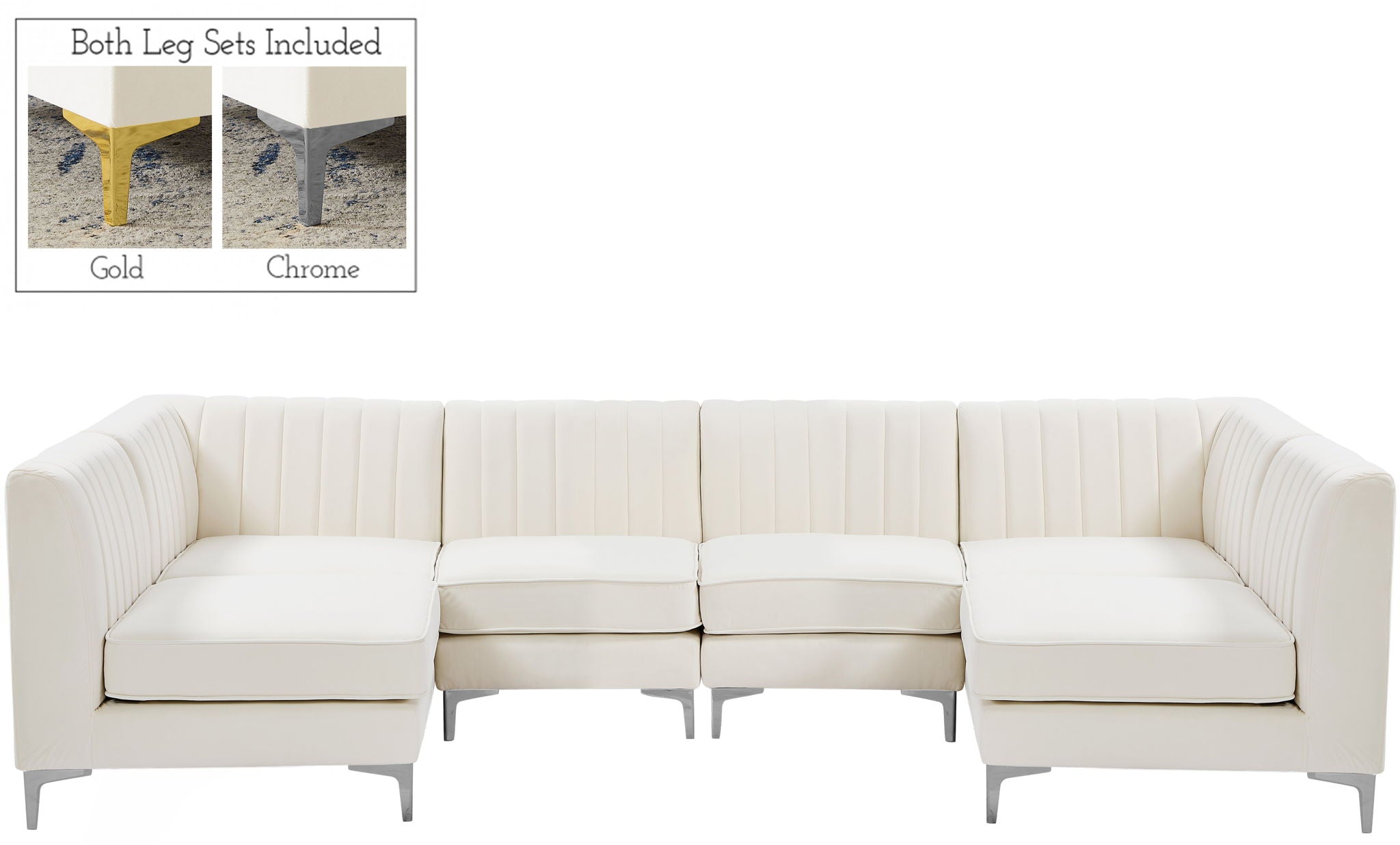 Alina - 6 Piece Modular U-Shaped Sectional - Urban Living Furniture (Los Angeles, CA)