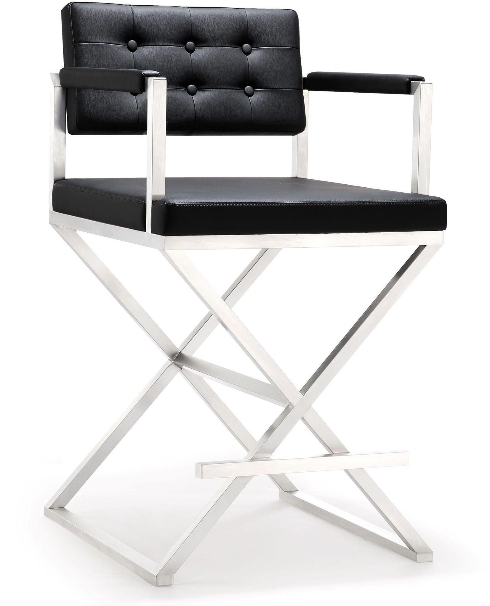 Director - Stainless Steel Counter Stool - Urban Living Furniture (Los Angeles, CA)