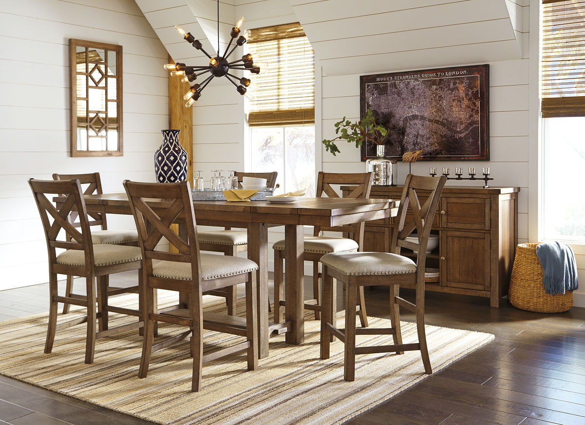 Moriville - Rectangular Dining Table Set - Counter Height - Urban Living Furniture (Los Angeles, CA)