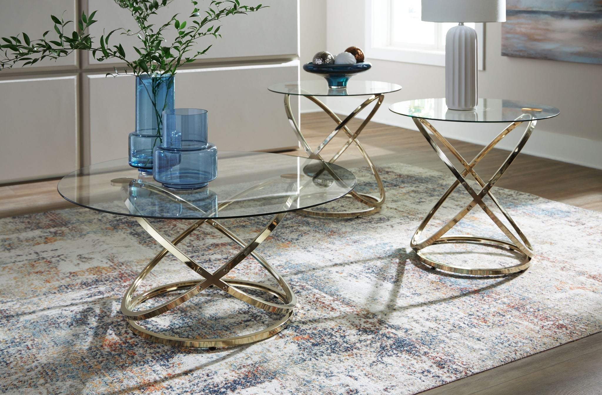 Crimonti - Champagne - Occasional Table Set (Set of 3) - Urban Living Furniture (Los Angeles, CA)